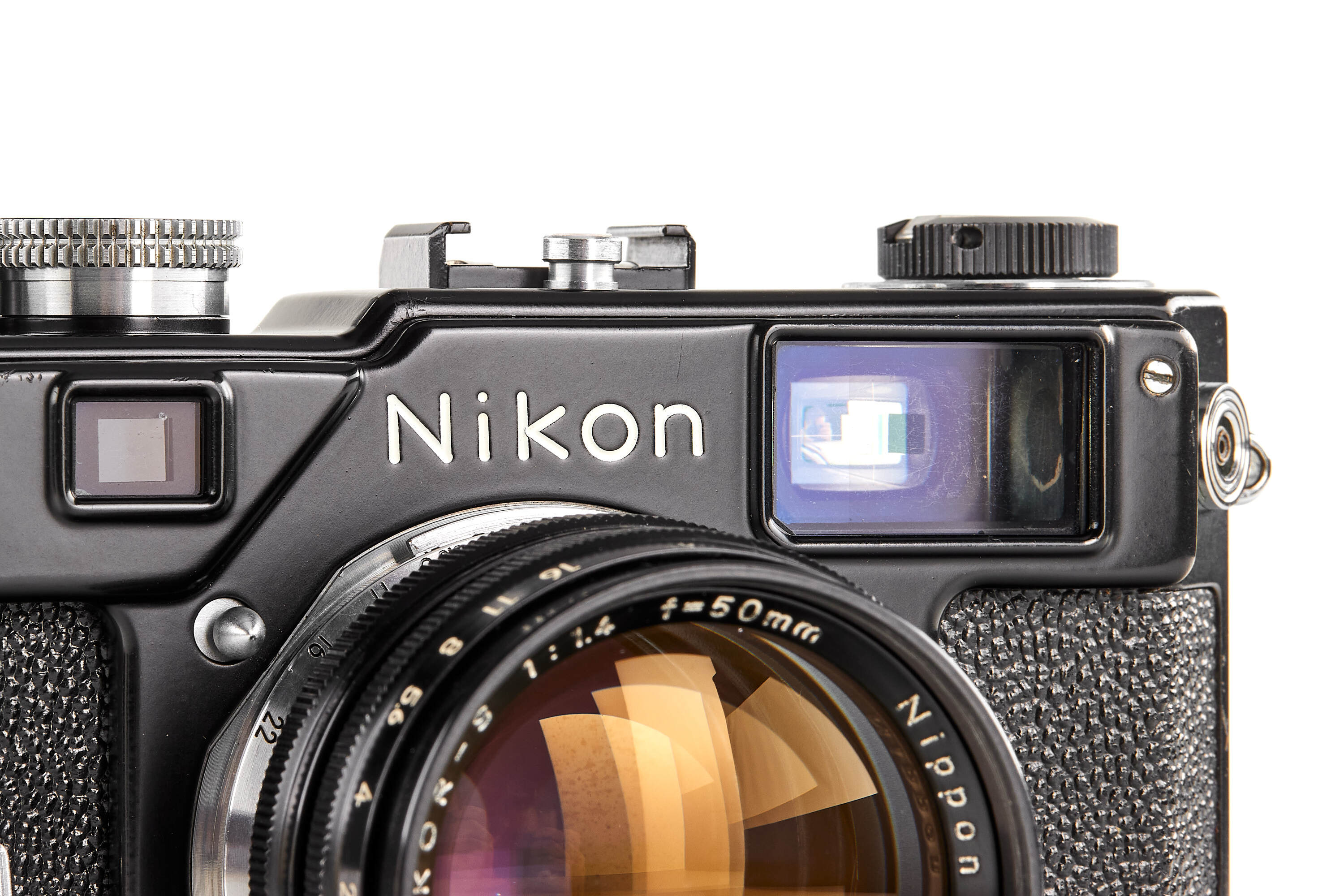 Nikon S3 black paint 'Olympic' outfit with 1.4/50mm *