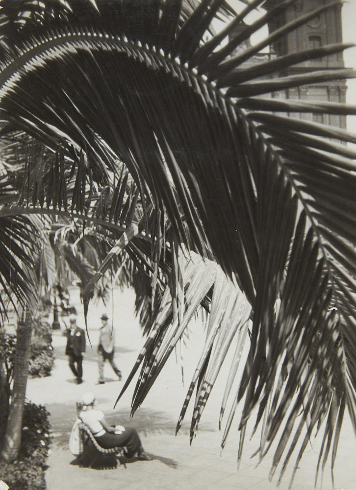 PAUL WOLFF (1887–1951) In front of the dome of Las Palmas, 1933