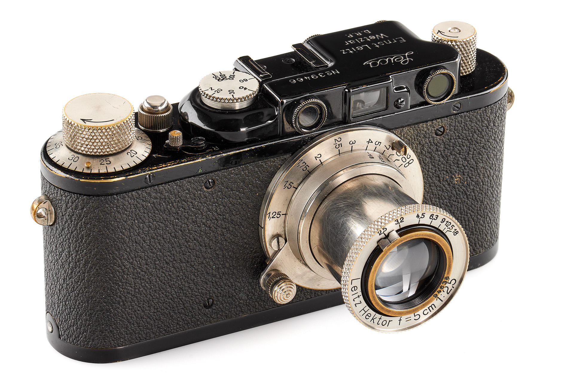 Leica II Mod. D black/nickel with Hektor 2.5/5cm