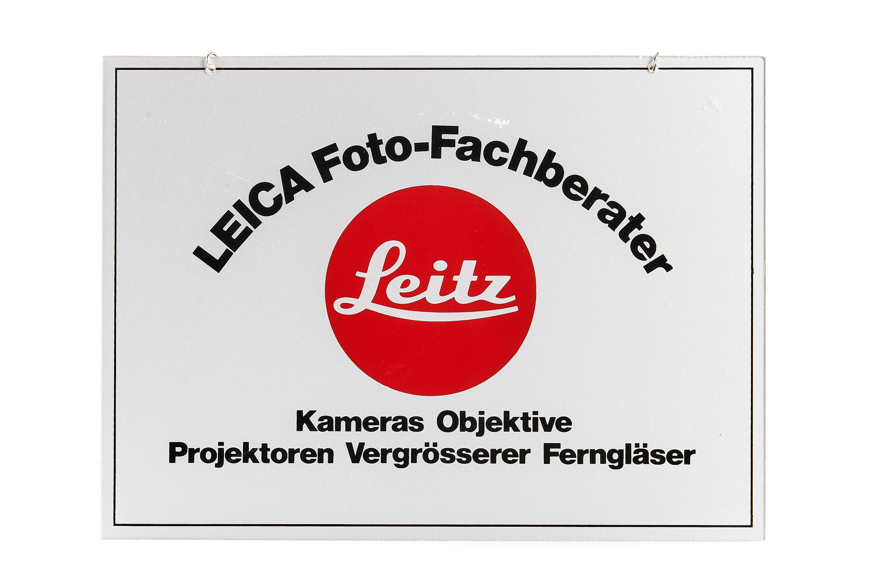 Leica 'Leica Foto-Fachberater' Sign *
