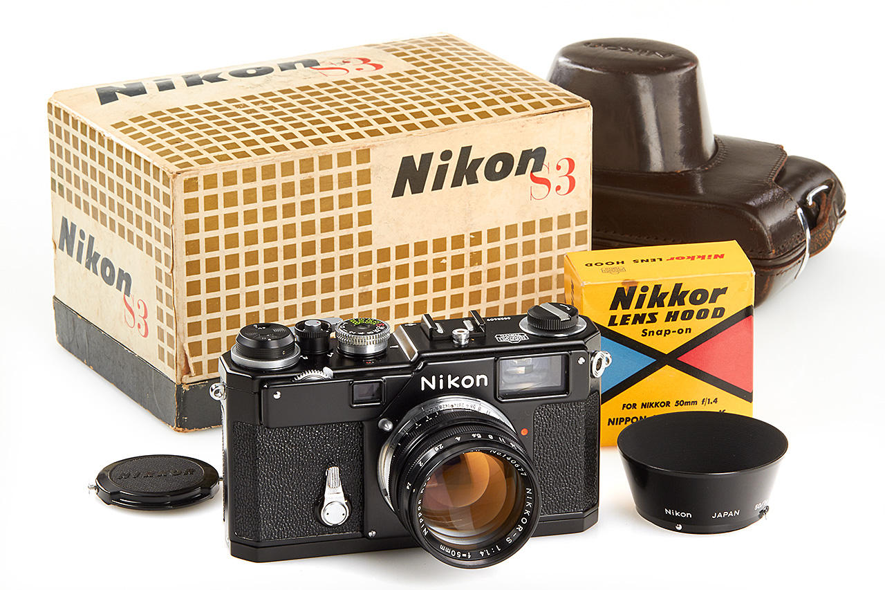 Nikon S3 Olympic black paint *