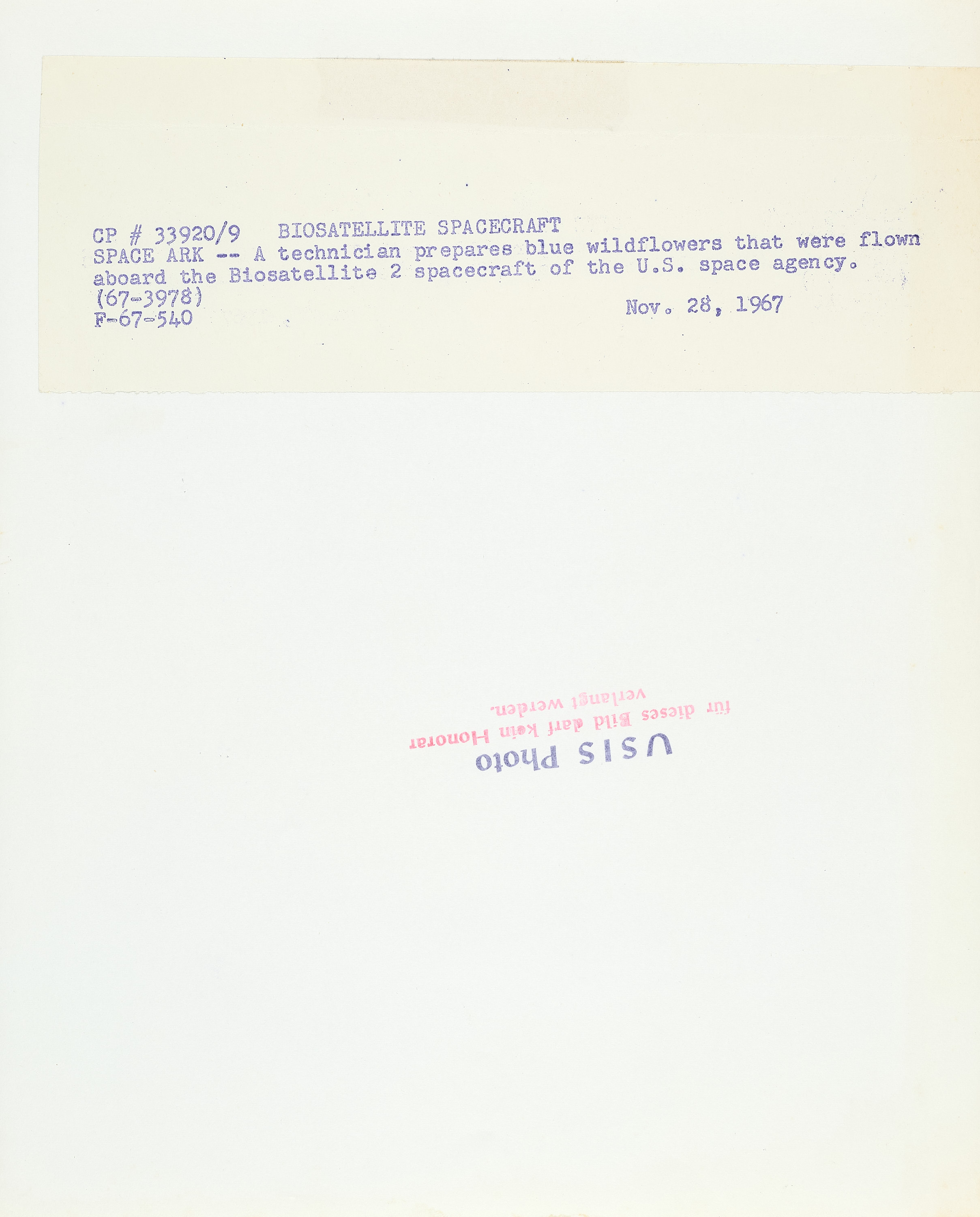 NASA - Set of 17 photographs, USA 1961- 1967