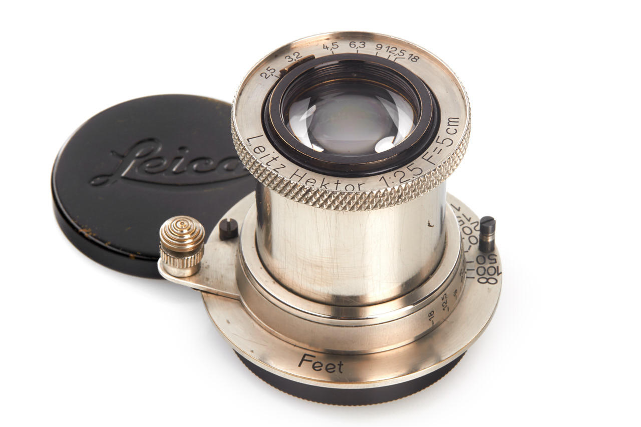 Hektor 2.5/5cm nickel *