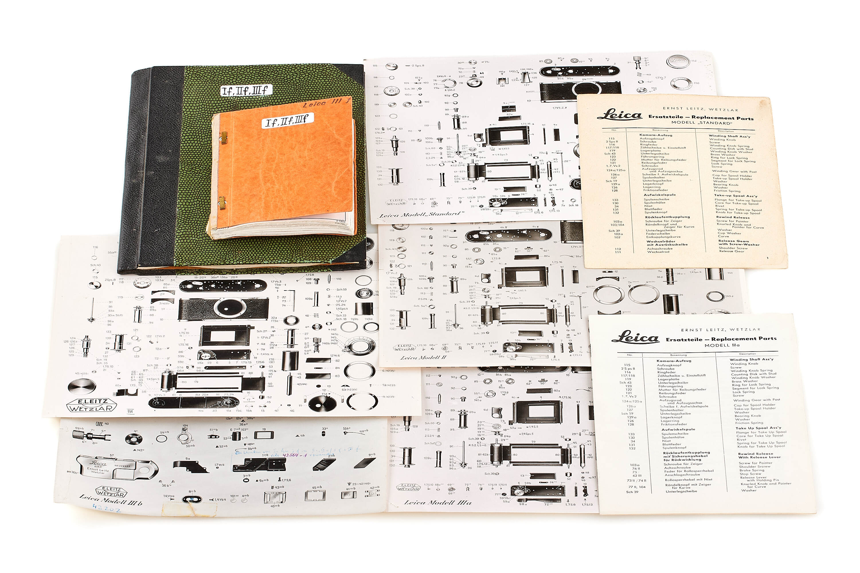 Screw mount Leica Spare Parts Lists / Exploded Views