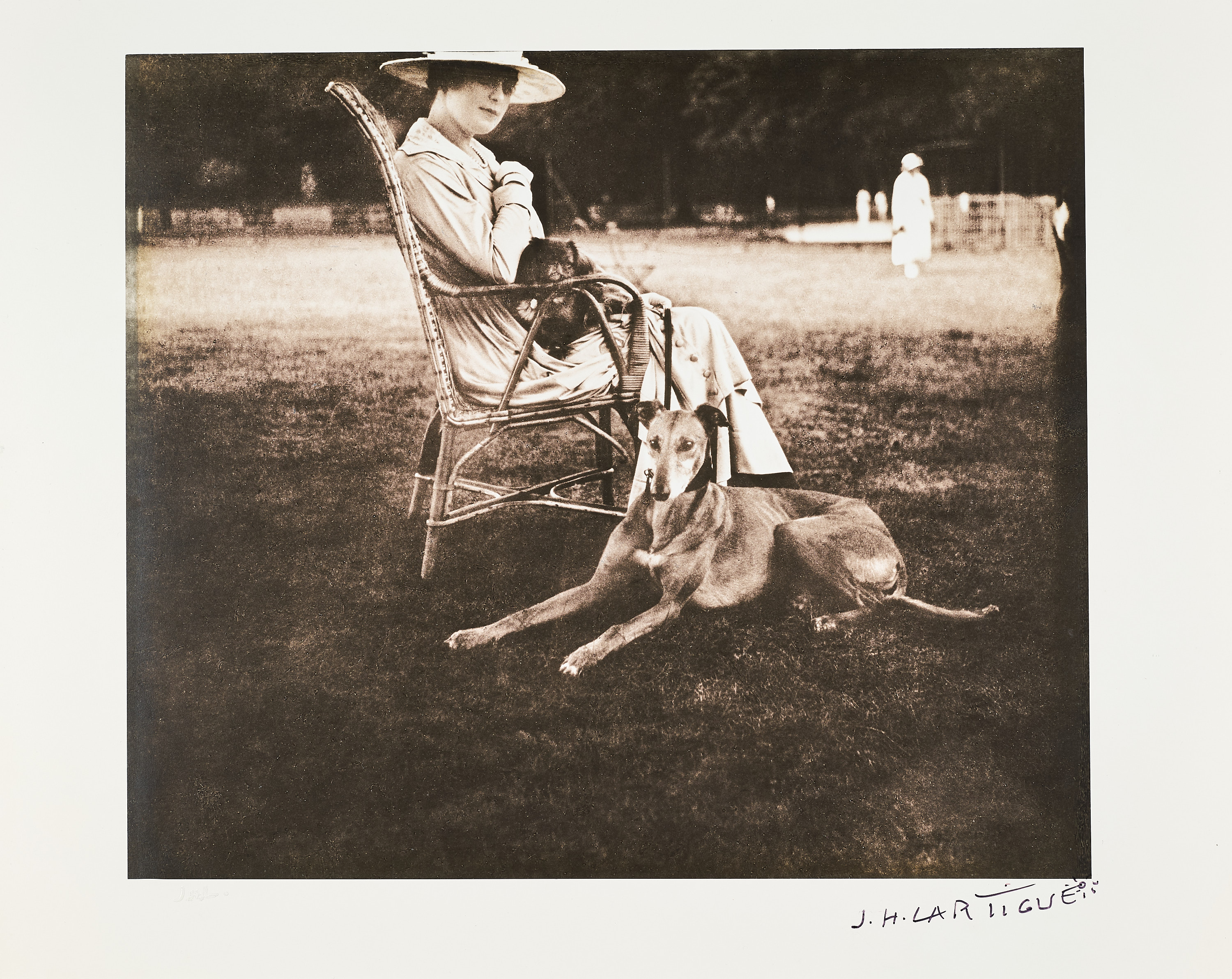 JACQUES-HENRI LARTIGUE (1894–1986) - Marthe Chenal at the Racing Club de France, 1916