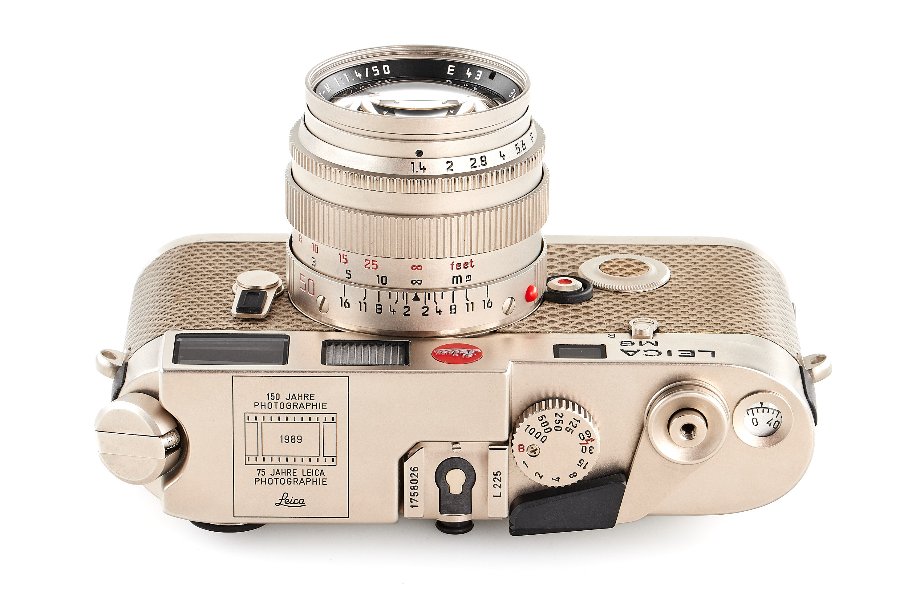 Leica M6 Platinum '150 Years of Photography / 75 Years of Leica Photography' *