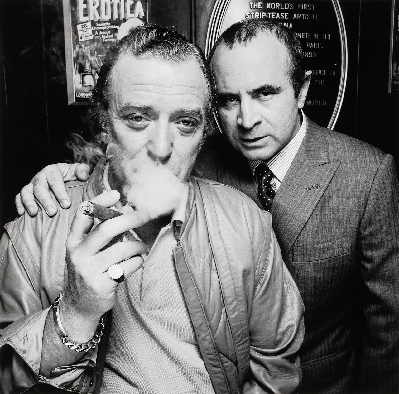 TERRY O'NEILL (1938-2019) - Michael Caine and Bob Hoskins, 1985 TERRY O'NEILL (1938-2019) - Michael Caine and Bob Hoskins, 1985