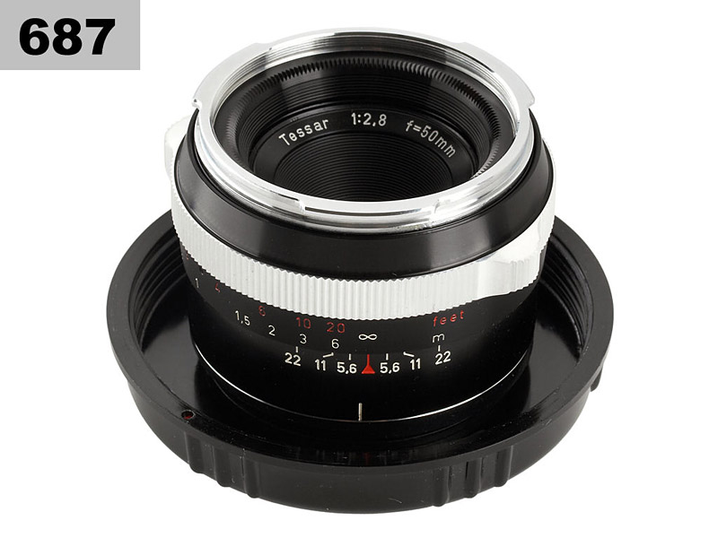 Carl Zeiss  Tessar 2.8/50mm Black
