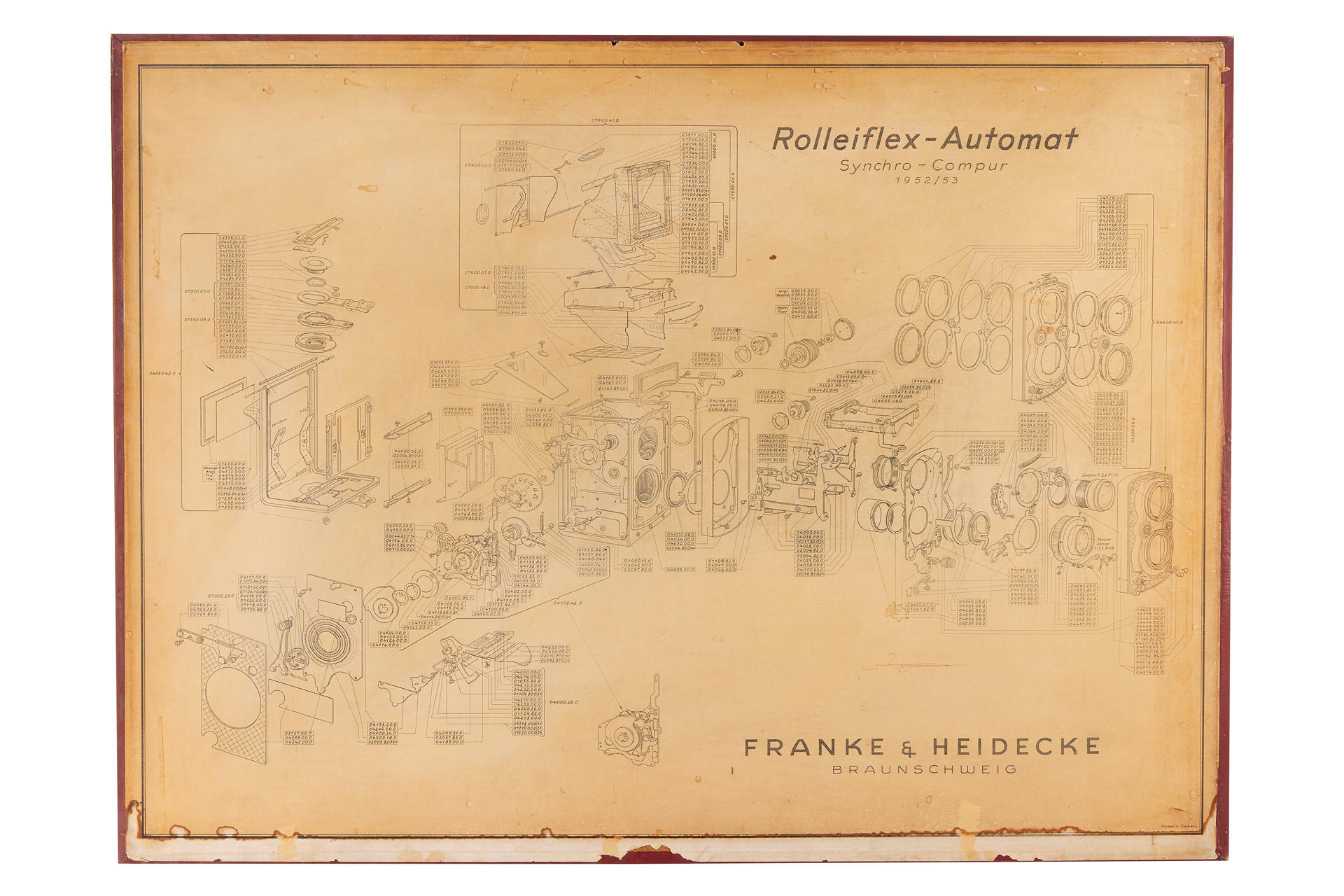 Exploded View Rolleiflex Automat Exploded View Rolleiflex Automat