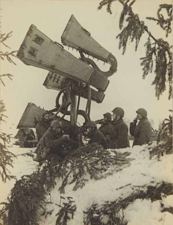 BORIS KUDOYAROV (1898–1973) Acoustic locator ZT-5, Moscow October 1941 BORIS KUDOYAROV (1898–1973) Acoustic locator ZT-5, Moscow October 1941