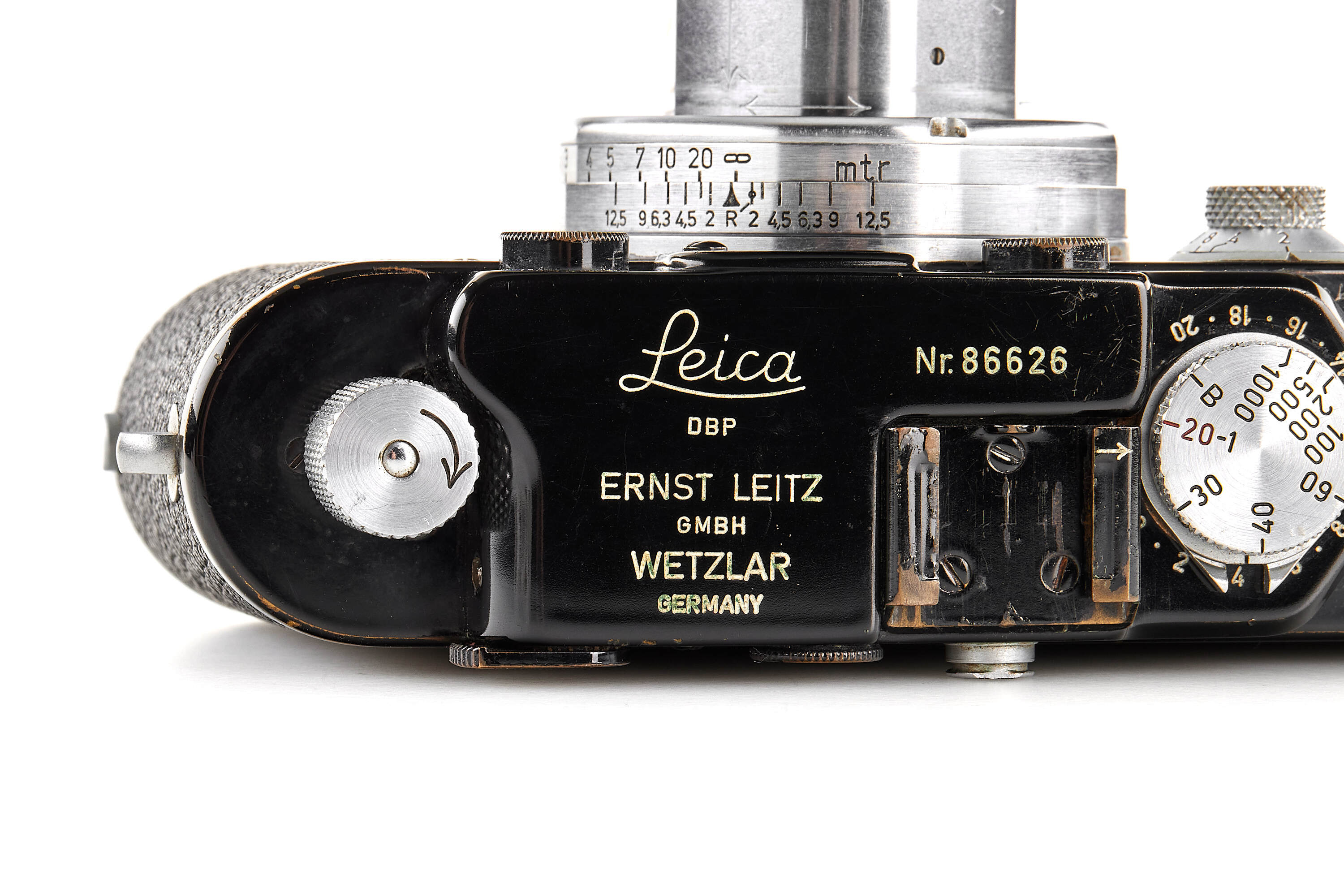 Leica IIIa syn. black/chrome with Summar 2/5cm *
