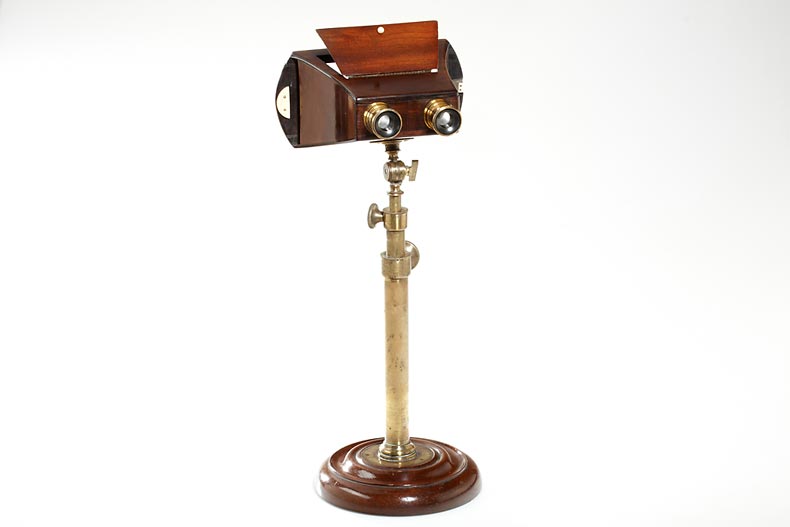 Claudet  Stereoscope on Brass Stand