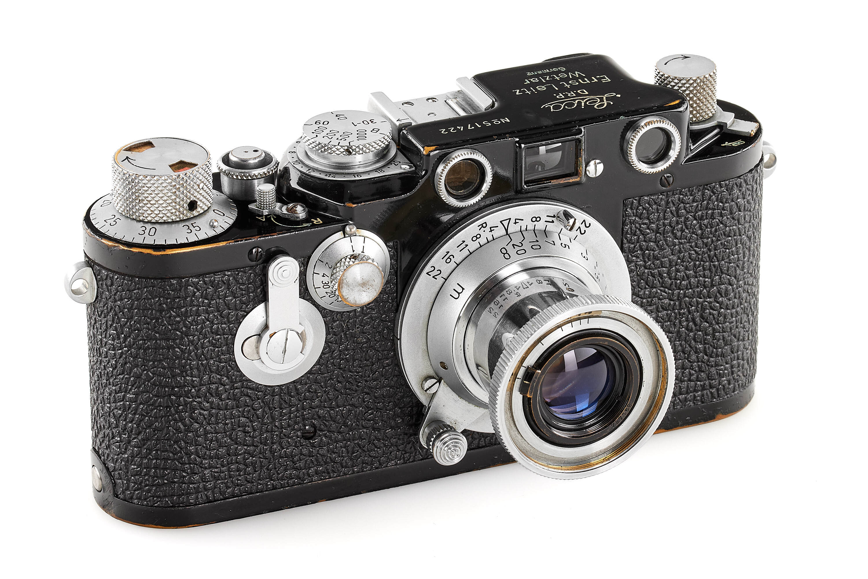Leica IIIc black paint 'Leitz Eigentum' * Leica IIIc black paint 'Leitz Eigentum' *