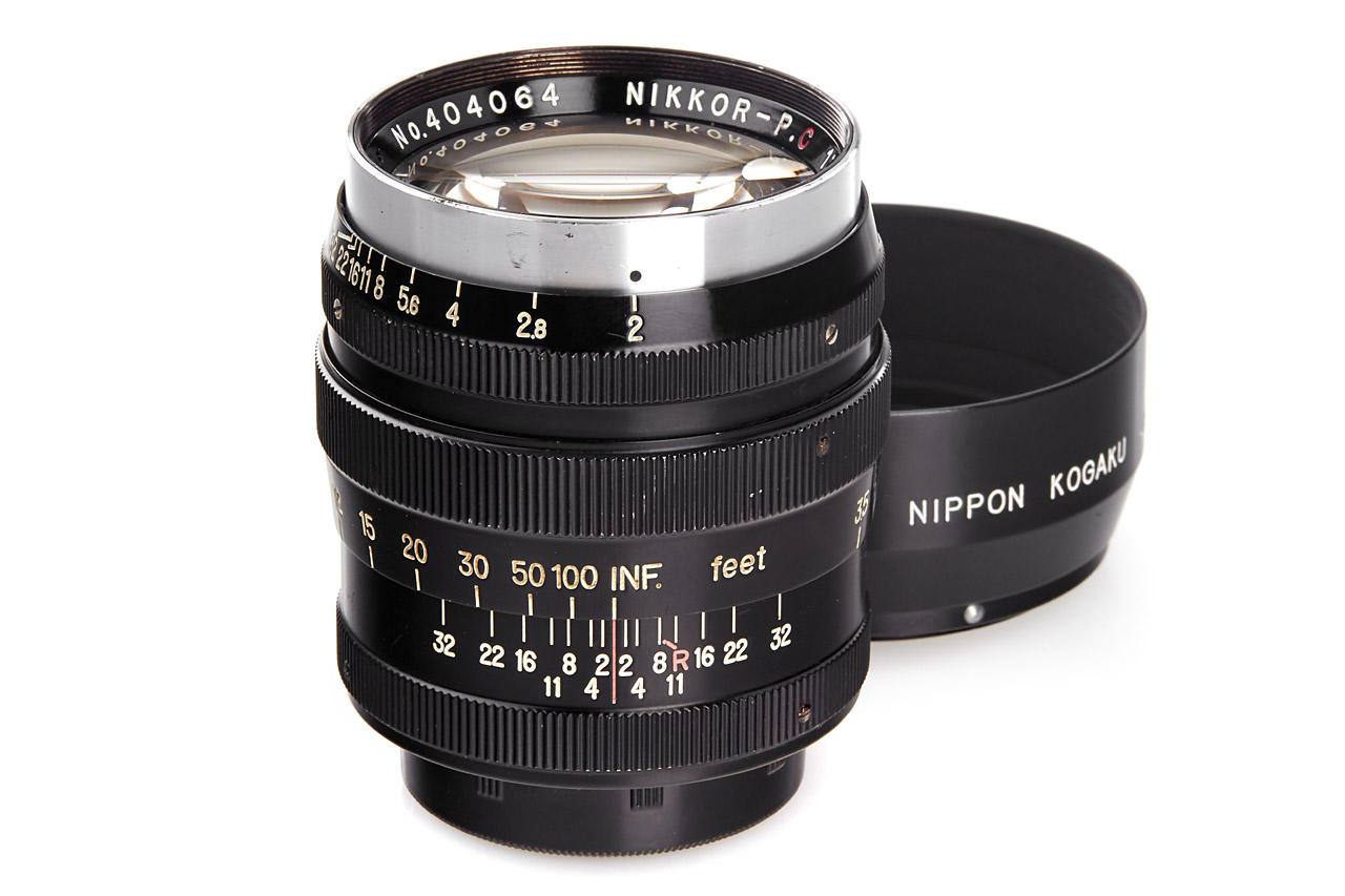 Nikon 2/8.5cm Nikkor-P.C  black