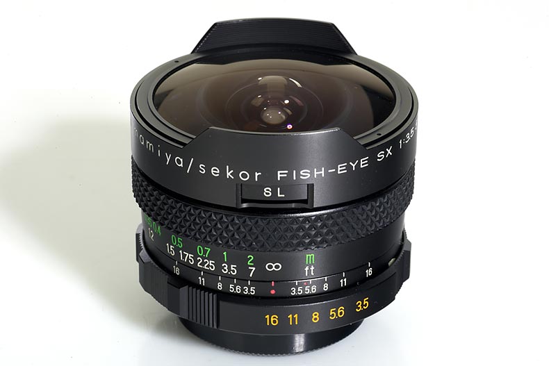 Auto Mamiya Sekor  Fish-eye SX 3.5/14mm