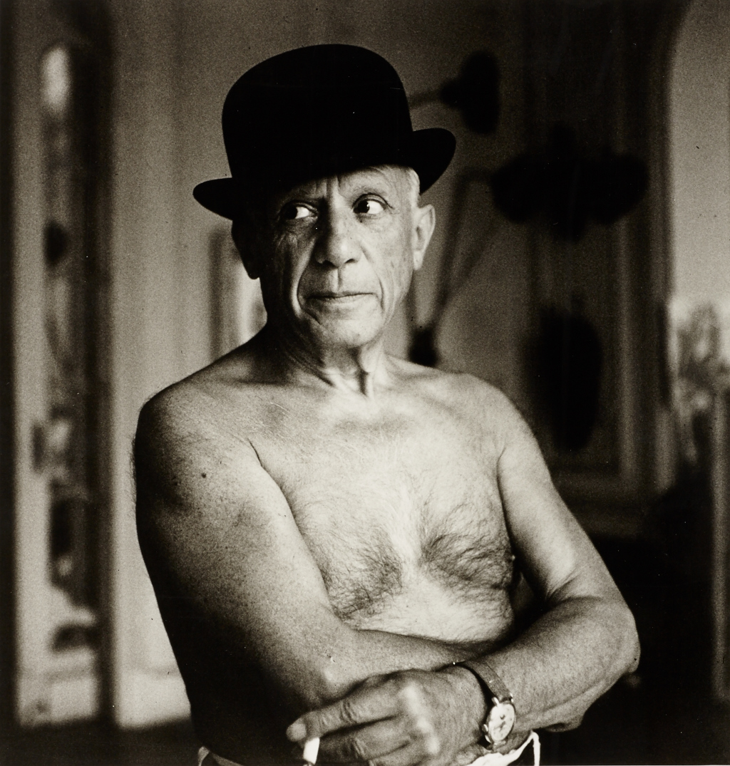 JACQUES-HENRI LARTIGUE (1894–1986) Pablo Picasso, Cannes 1955