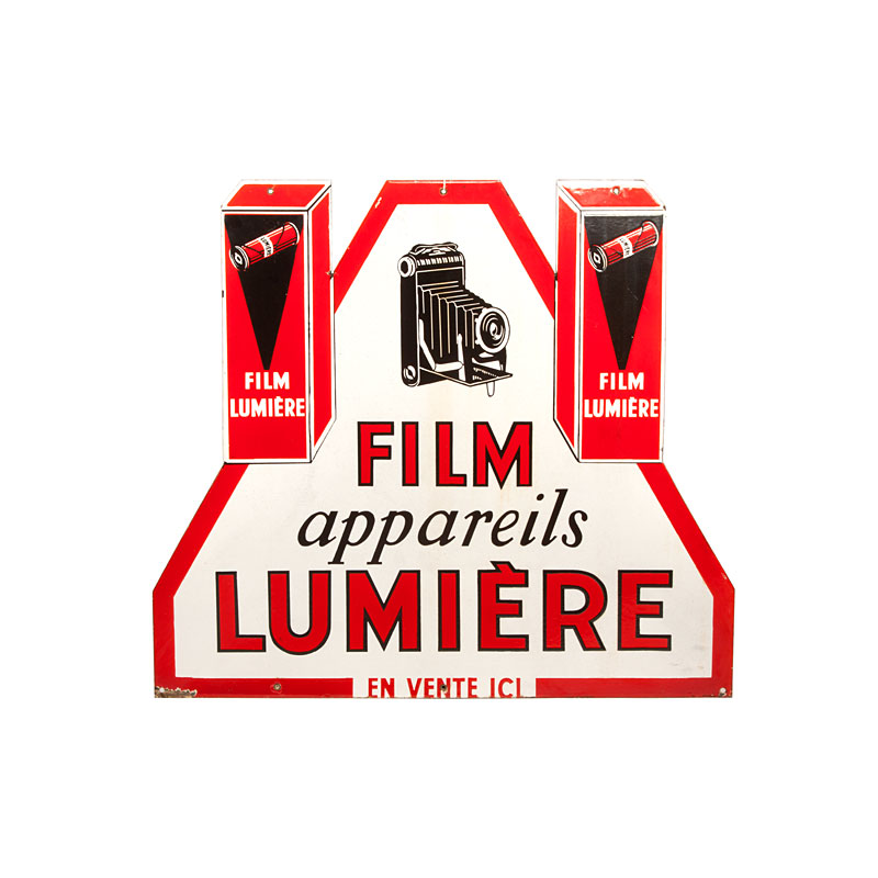 Lumiere Enamel Sign Lumiere Enamel Sign