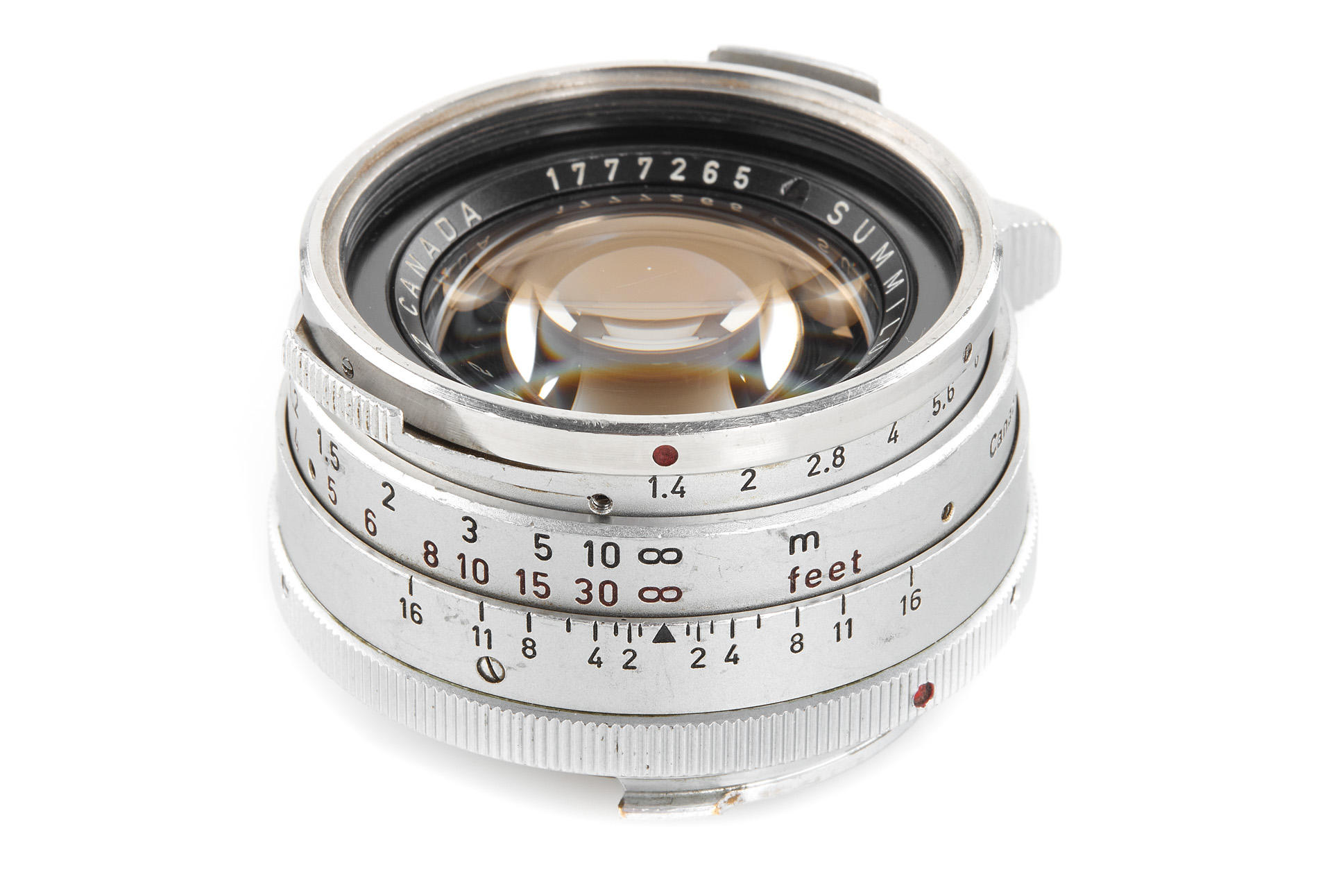 Summilux 1.4/35mm Steel Rim 11871 chrome * Summilux 1.4/35mm Steel Rim 11871 chrome *