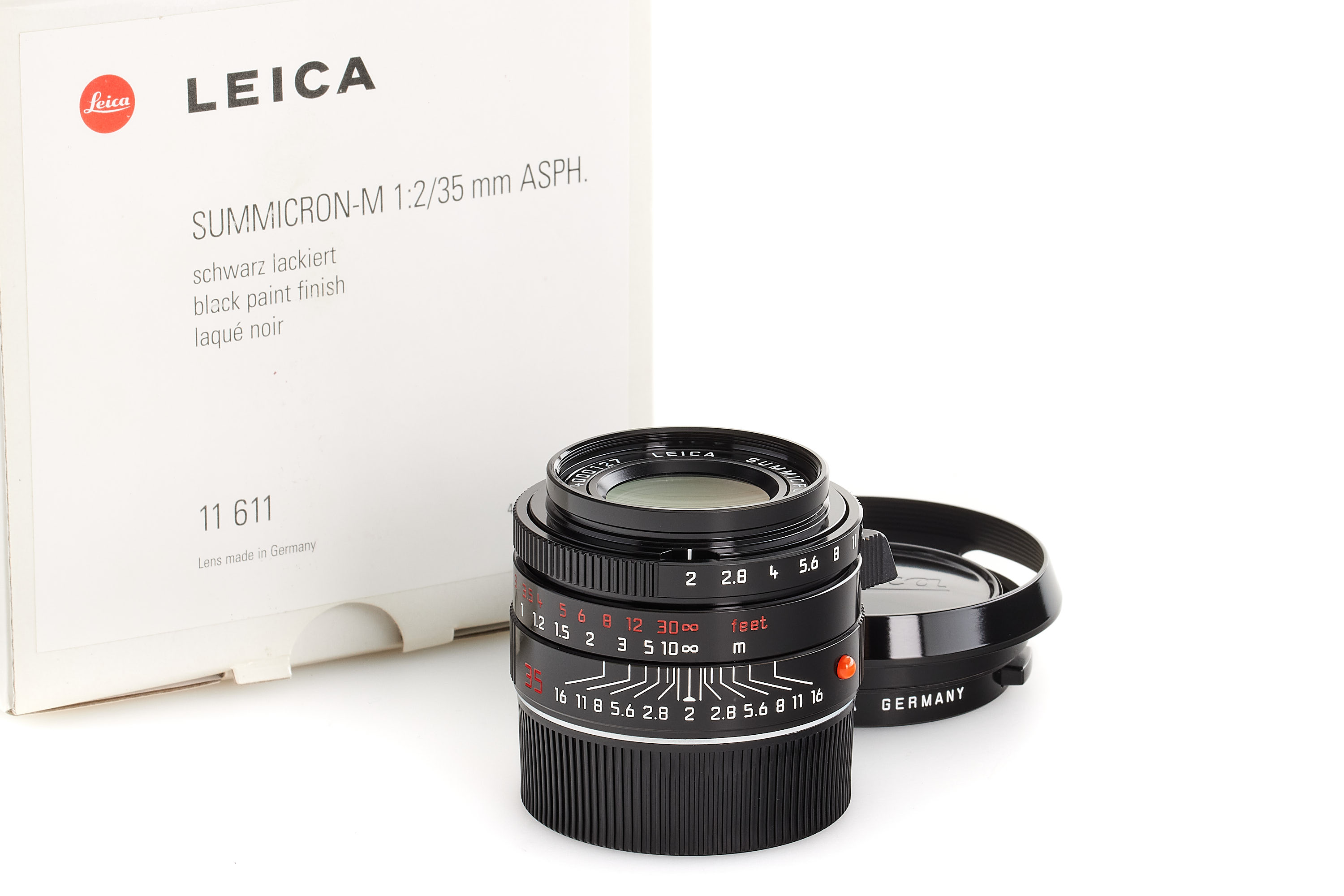 Summicron-M 2/35mm ASPH. 11611 black paint Millennium * Summicron-M 2/35mm ASPH. 11611 black paint Millennium *