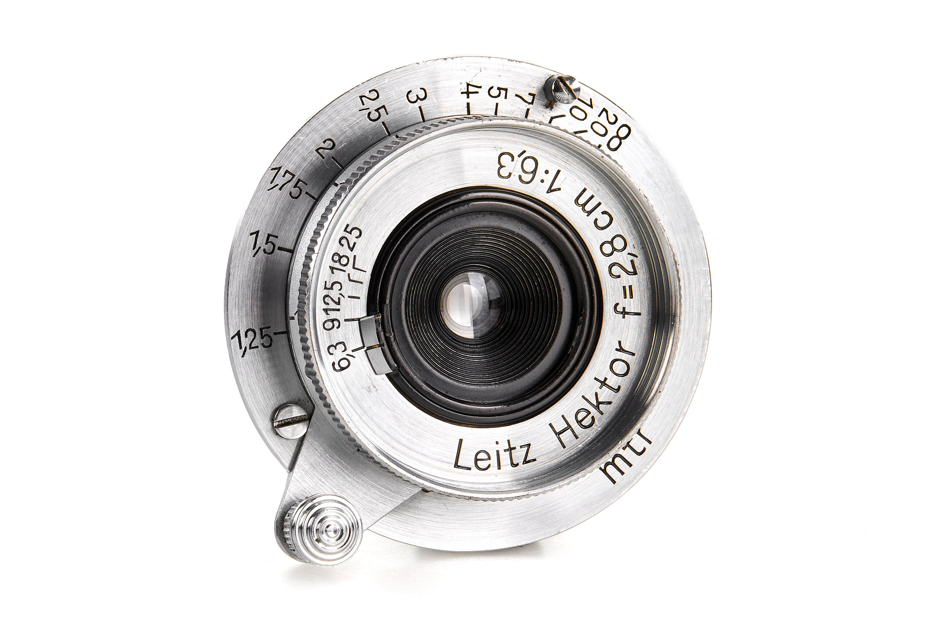 Hektor 6.3/2.8cm HOOPY chrome *