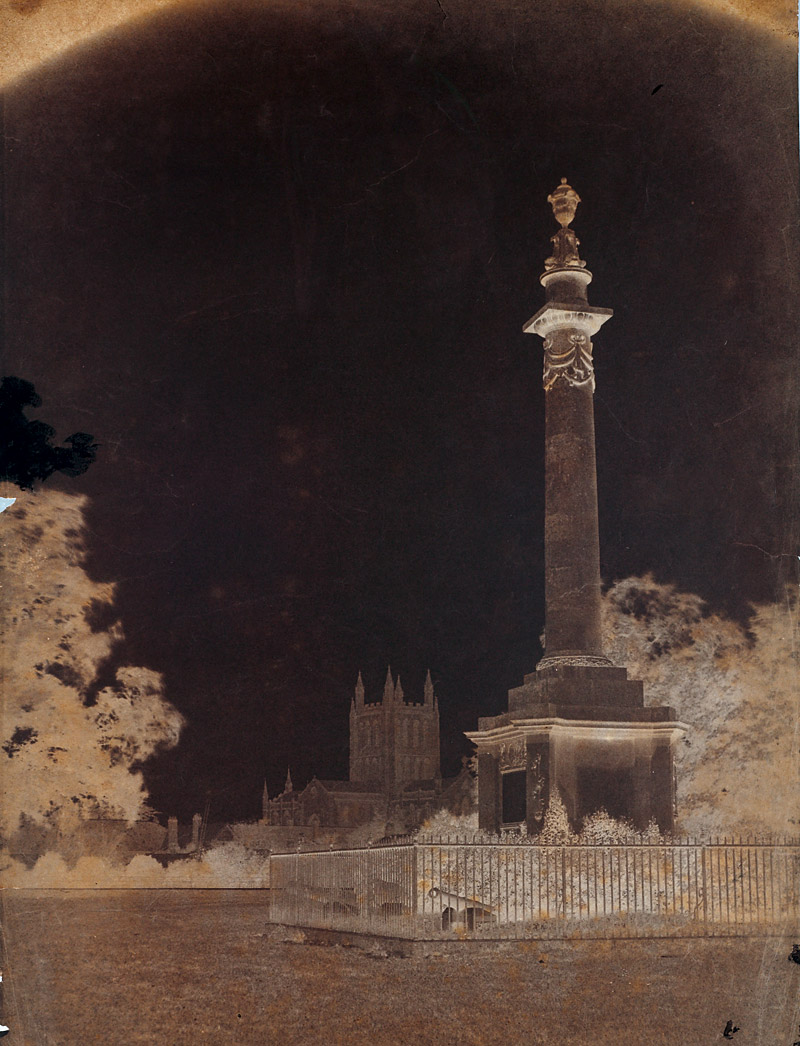 Anonymous British Photographer, Study of a memorial column