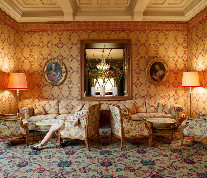 lost in patterns 1' (from the series 'badrutt's palace & co'), Corinne L. Rusch (* 1973)