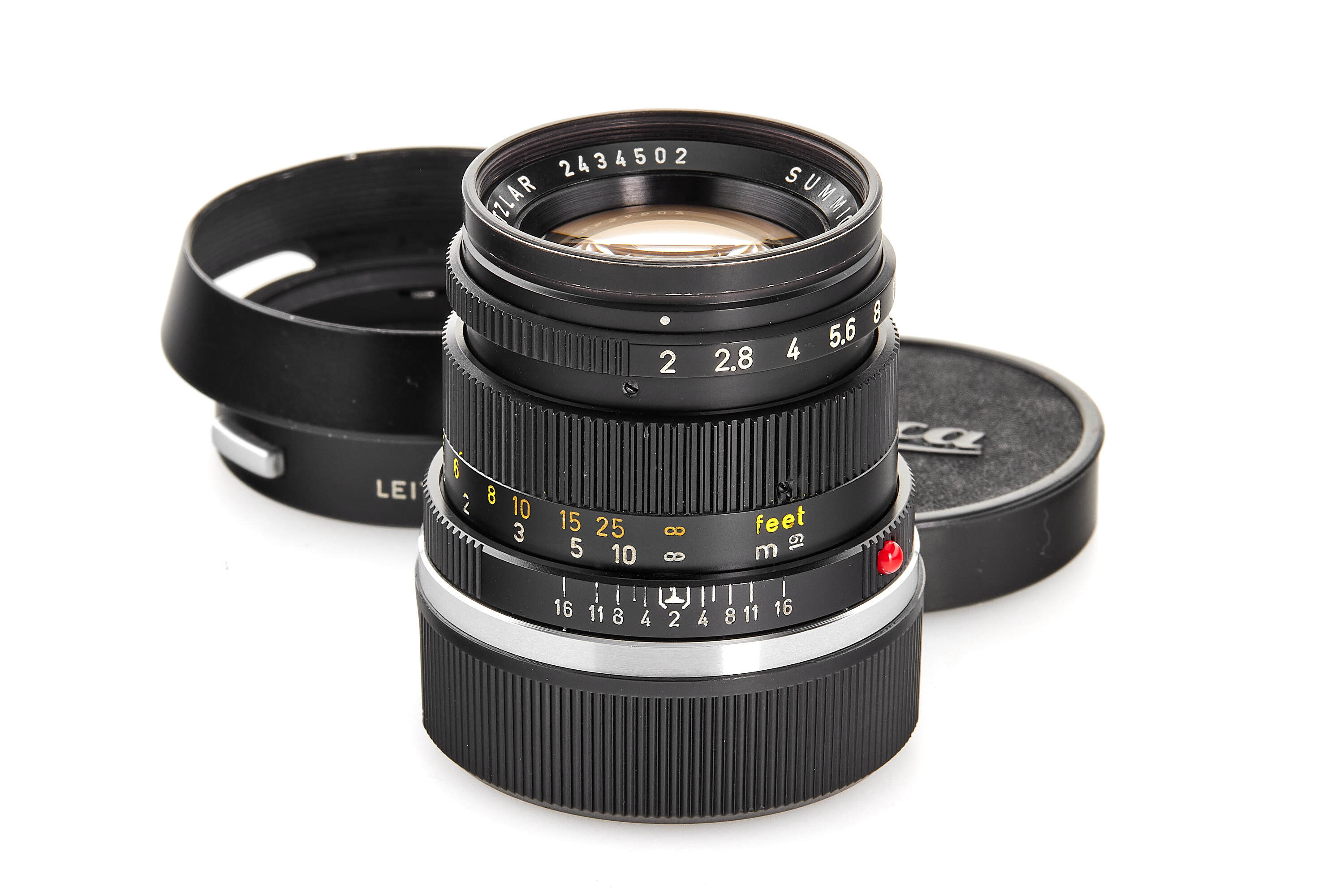Summicron 2/50mm 11817 black paint ring *