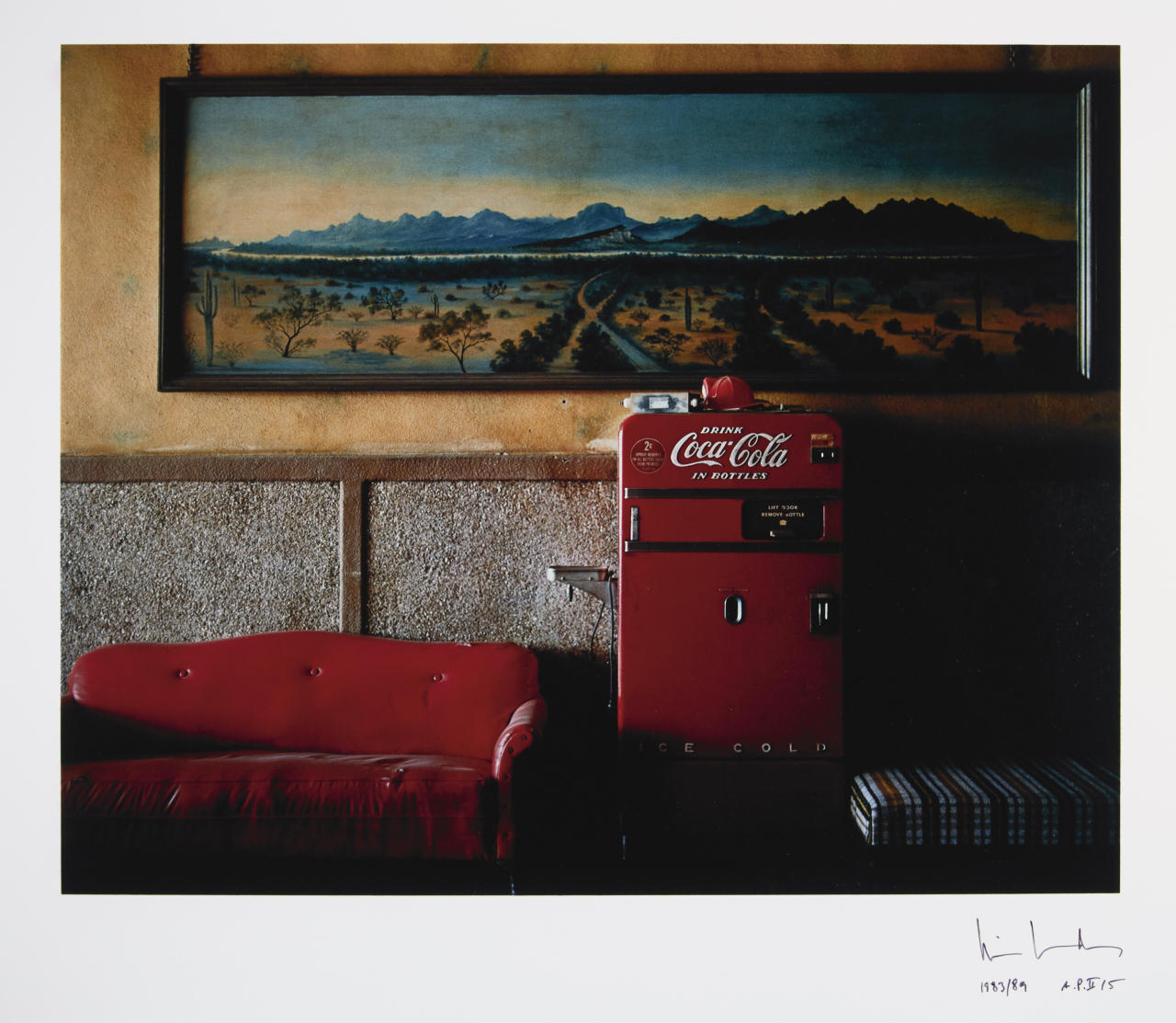 WIM WENDERS (* 1945) ‘Lounge paintings, Douglas, Arizona’ (from ‘Written in the West’), 1983