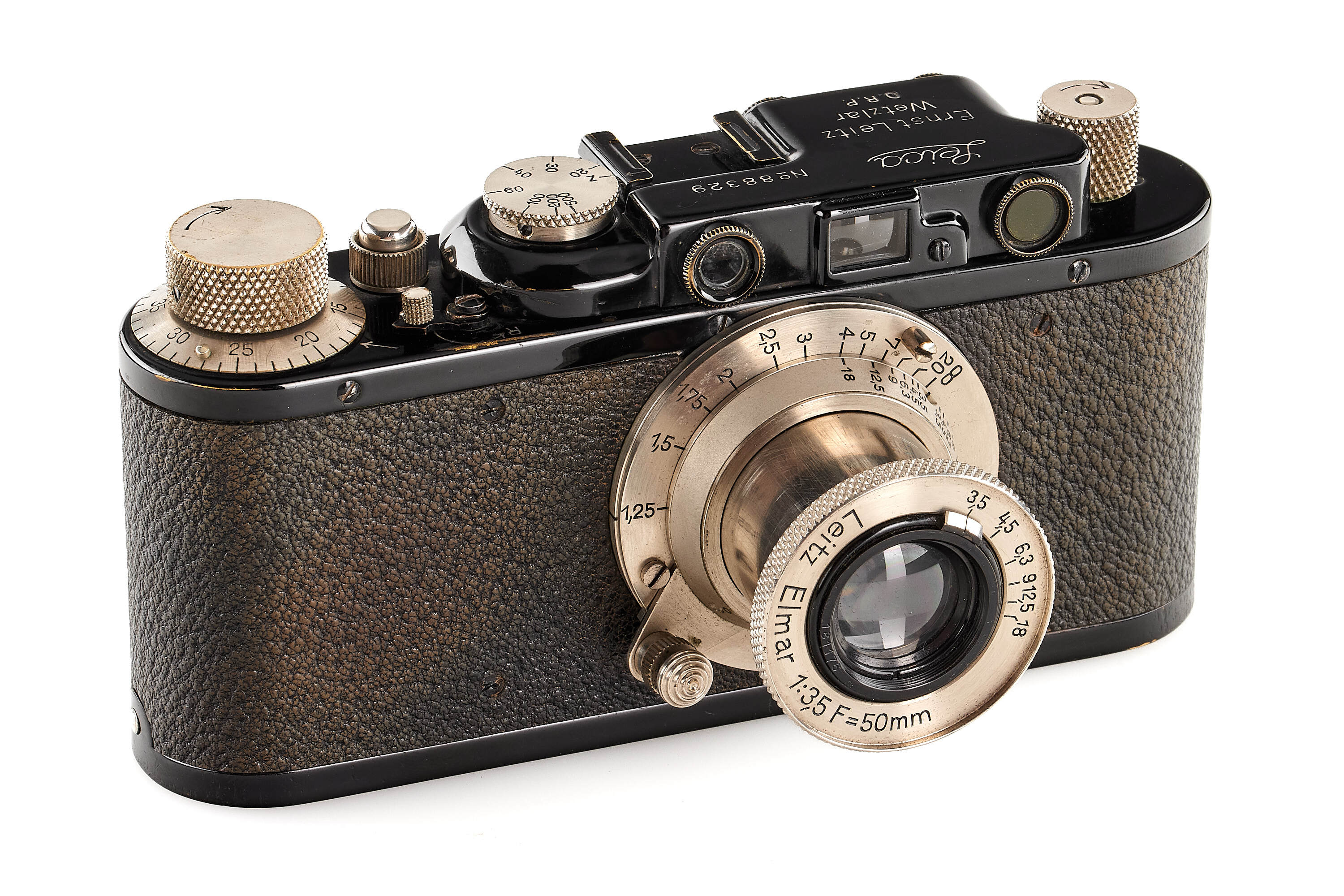 Leica II mod. D black/nickel outfit