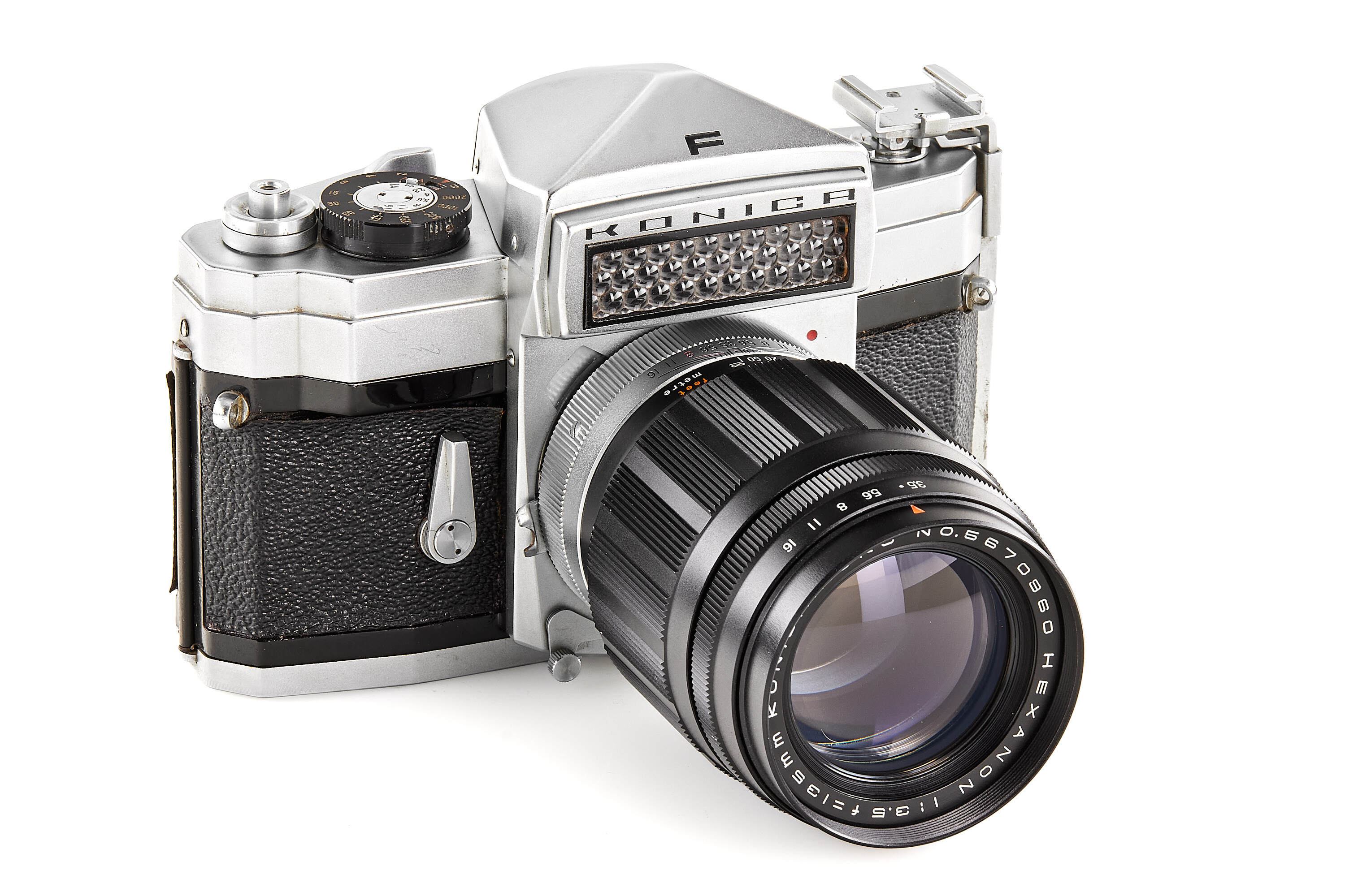 Konica F with Hexanon 3.5/135mm *