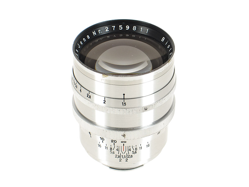 Carl Zeiss Jena  Biotar 1.5/7.5cm T