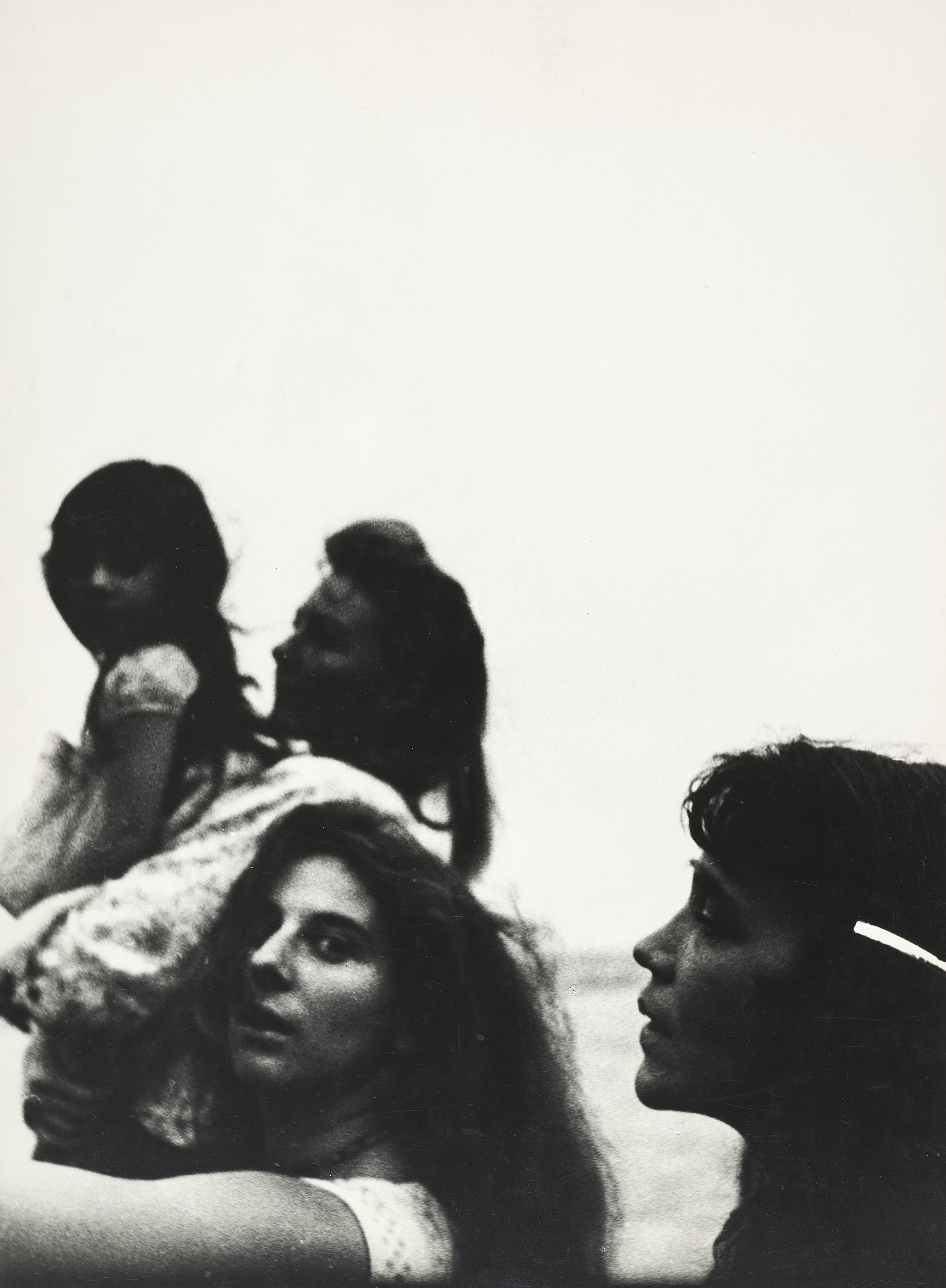 ROBERT FRANK (1924–2019) - Mary Frank and Andrea Frank, Barbara Forst, and Dody Miller, c. 1953