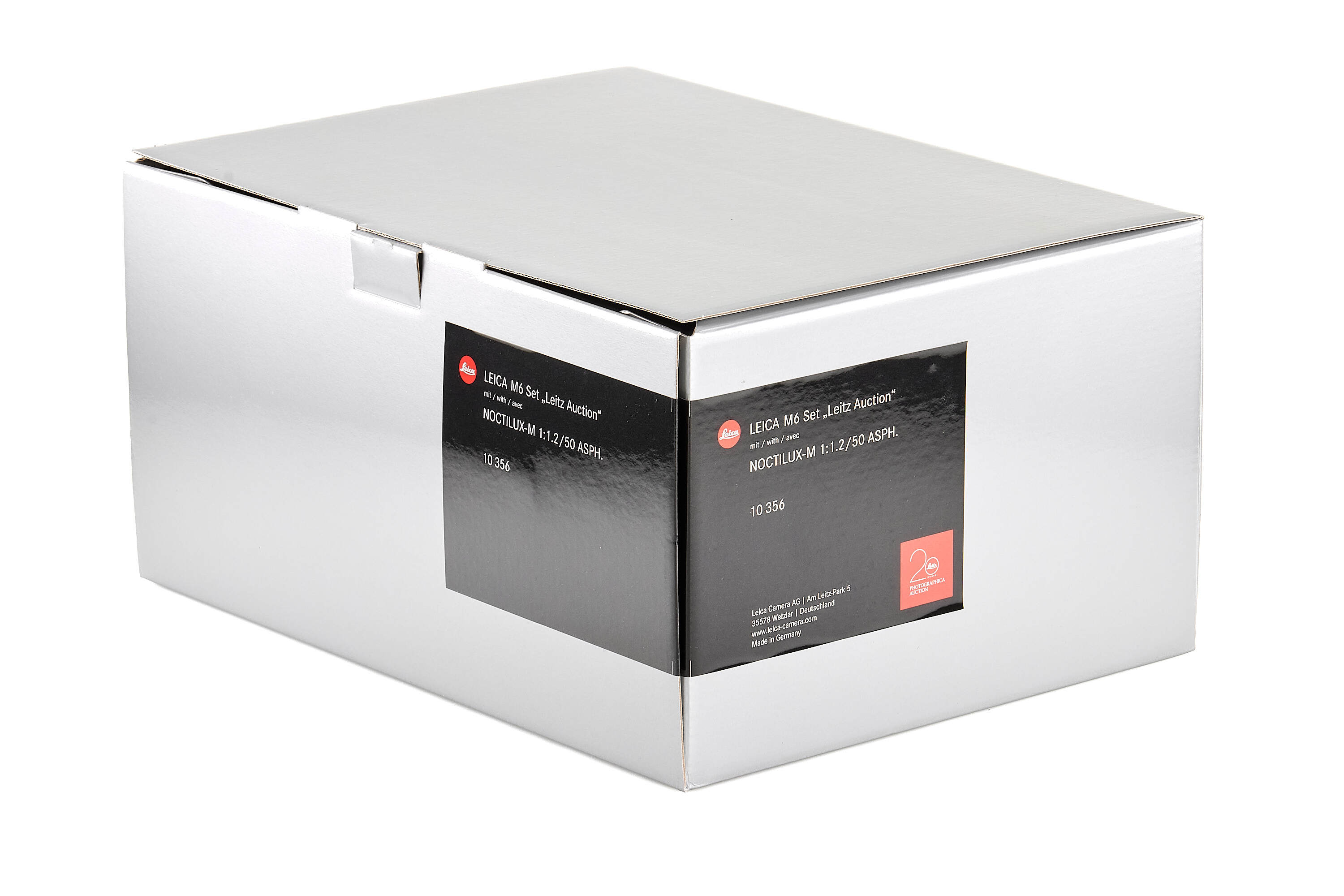 Leica M6 Black Paint 'Leitz Auction' set *