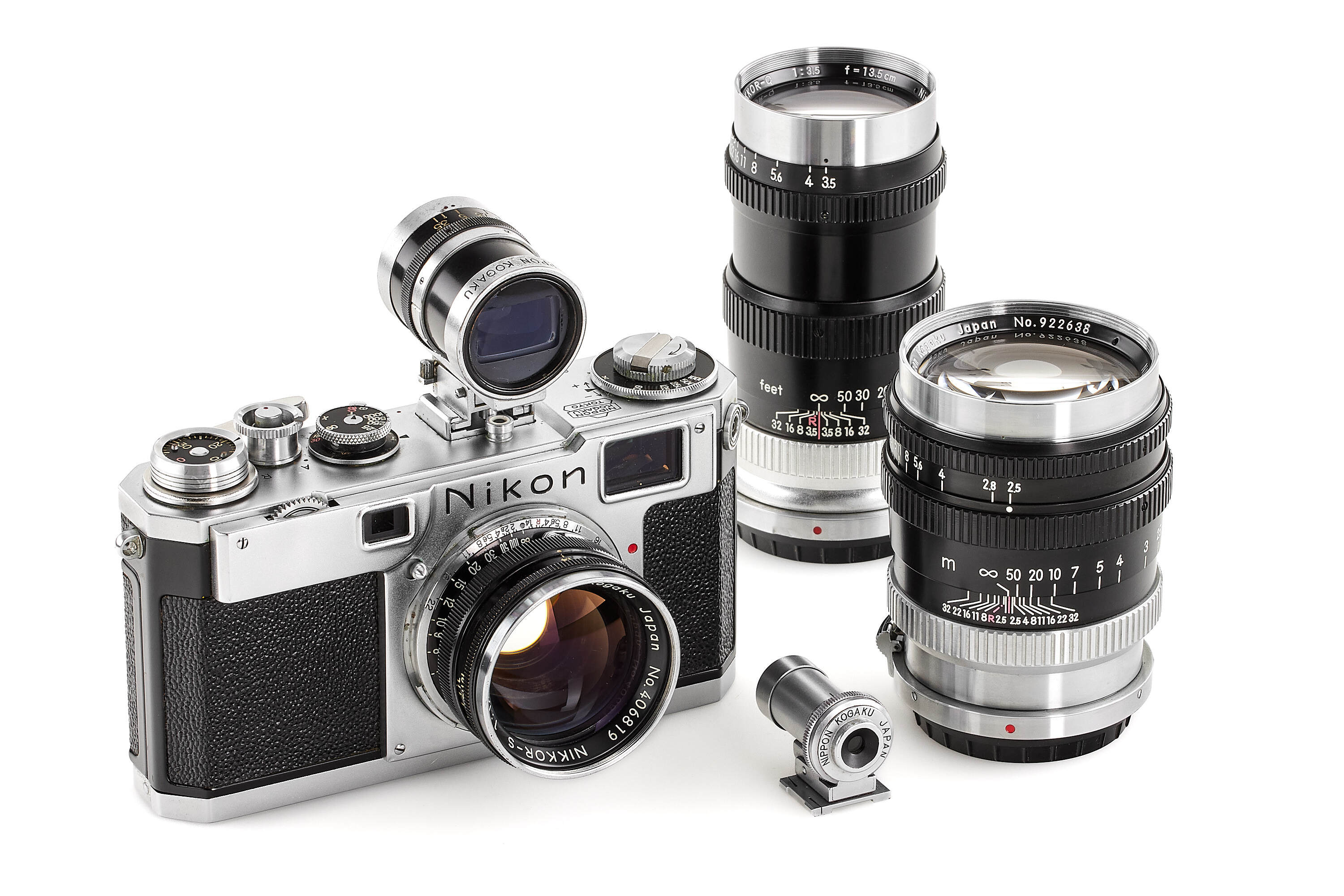 Nikon S2 chrome outfit *