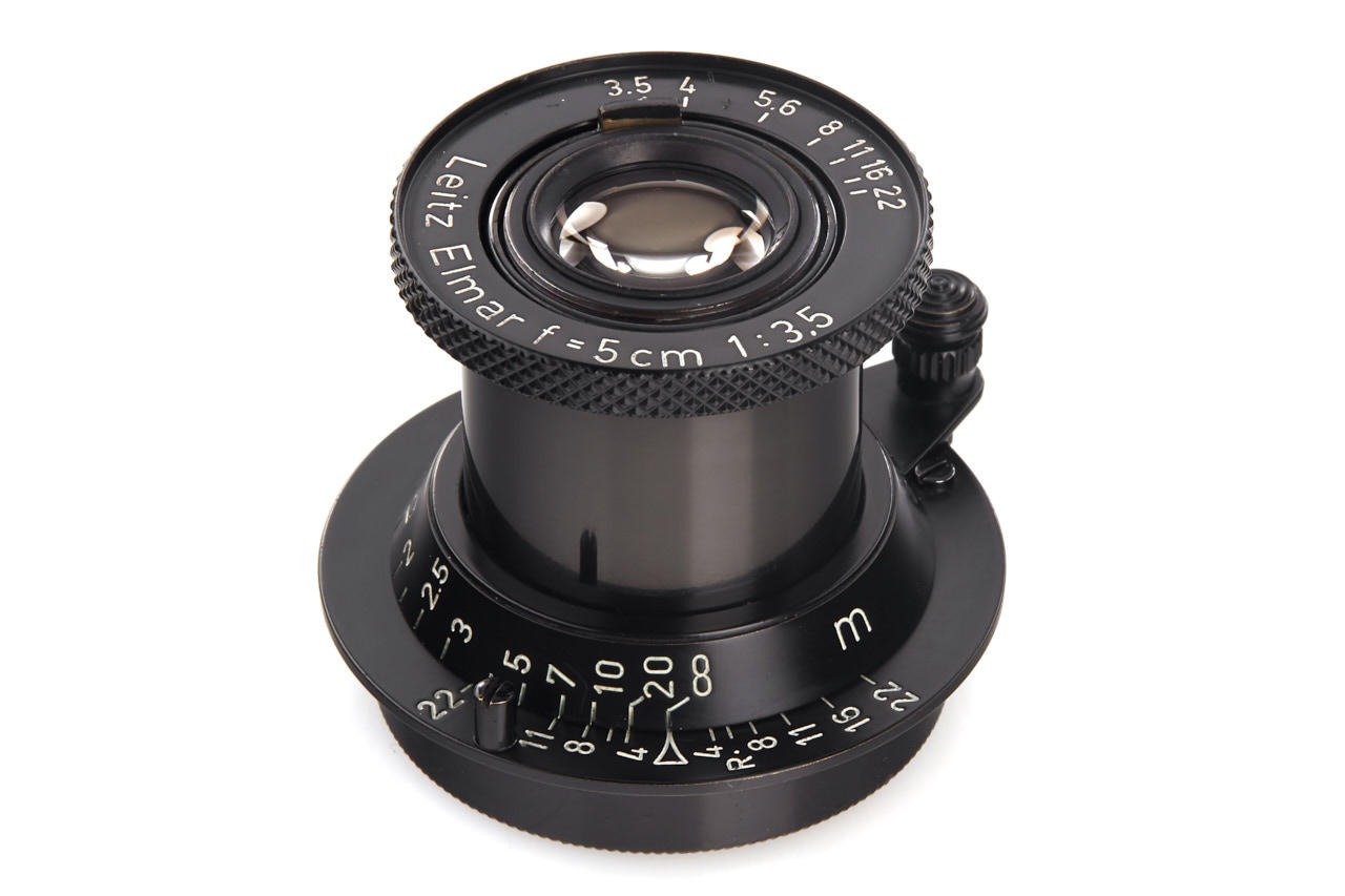 Elmar 3.5/5cm black paint 'Swedish Army' *