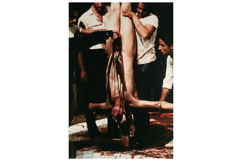 68. Aktion, Hermann Nitsch (* 1938)