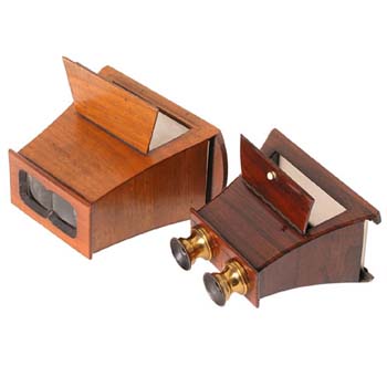 Brewster type, English stereo viewer