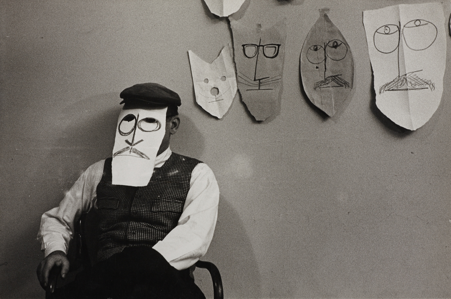 INGE MORATH (1923–2002) Untitled (from the series ‘Saul Steinberg Masks’), New York 1959 INGE MORATH (1923–2002) Untitled (from the series ‘Saul Steinberg Masks’), New York 1959