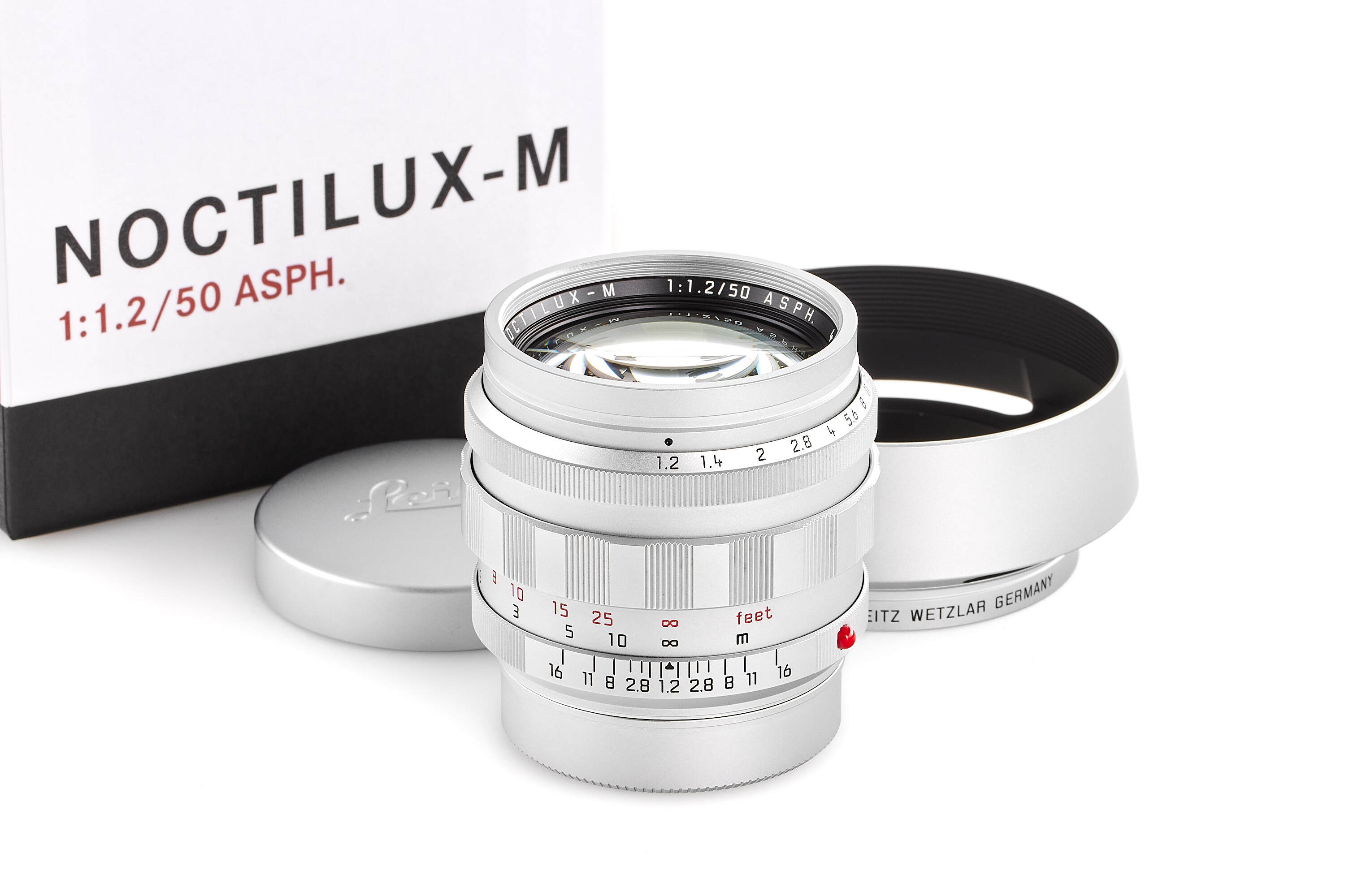 Noctilux 1.2/50mm ASPH. 11702 Edition silver chrome *