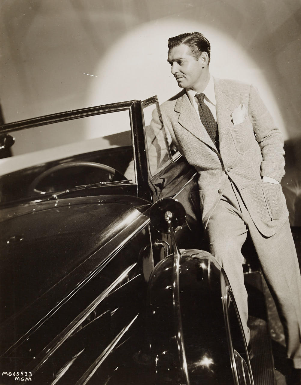 LASZLO WILLINGER (1909–1989) Clark Gable, 1938
