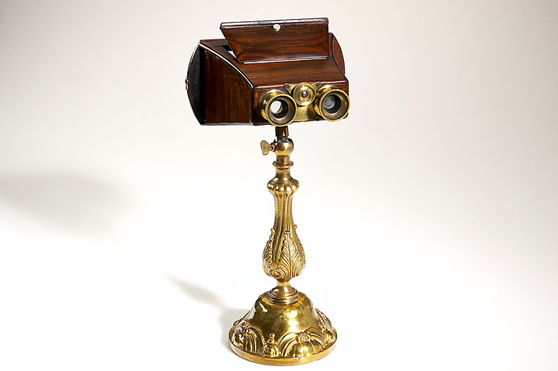 Quinet Stereoscope on a Stand Quinet Stereoscope on a Stand