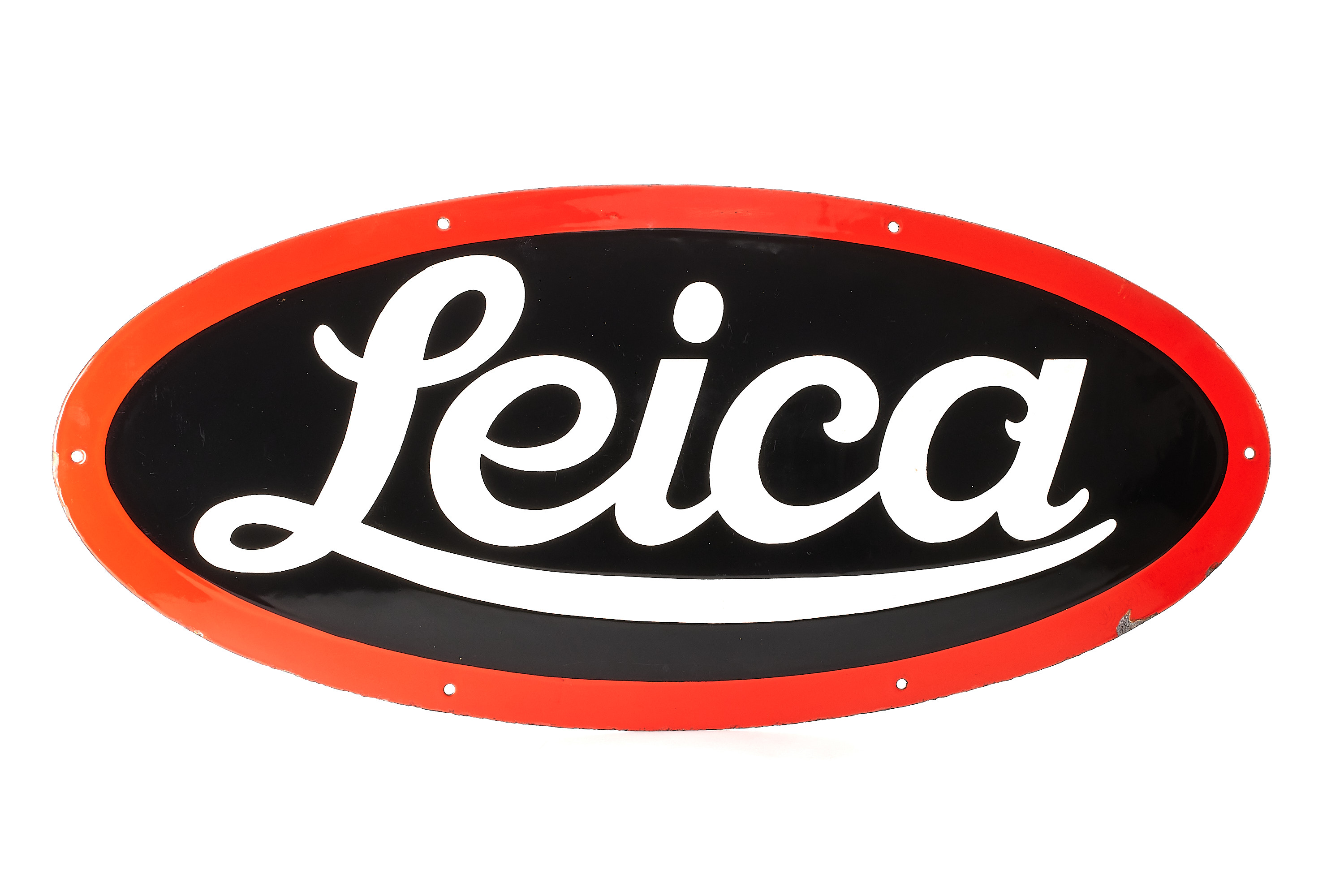 Leica Enamel Sign