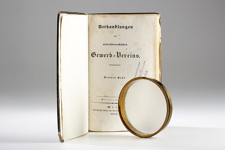 Original Ground Glass for a Voigtländer Metal Camera, 1841