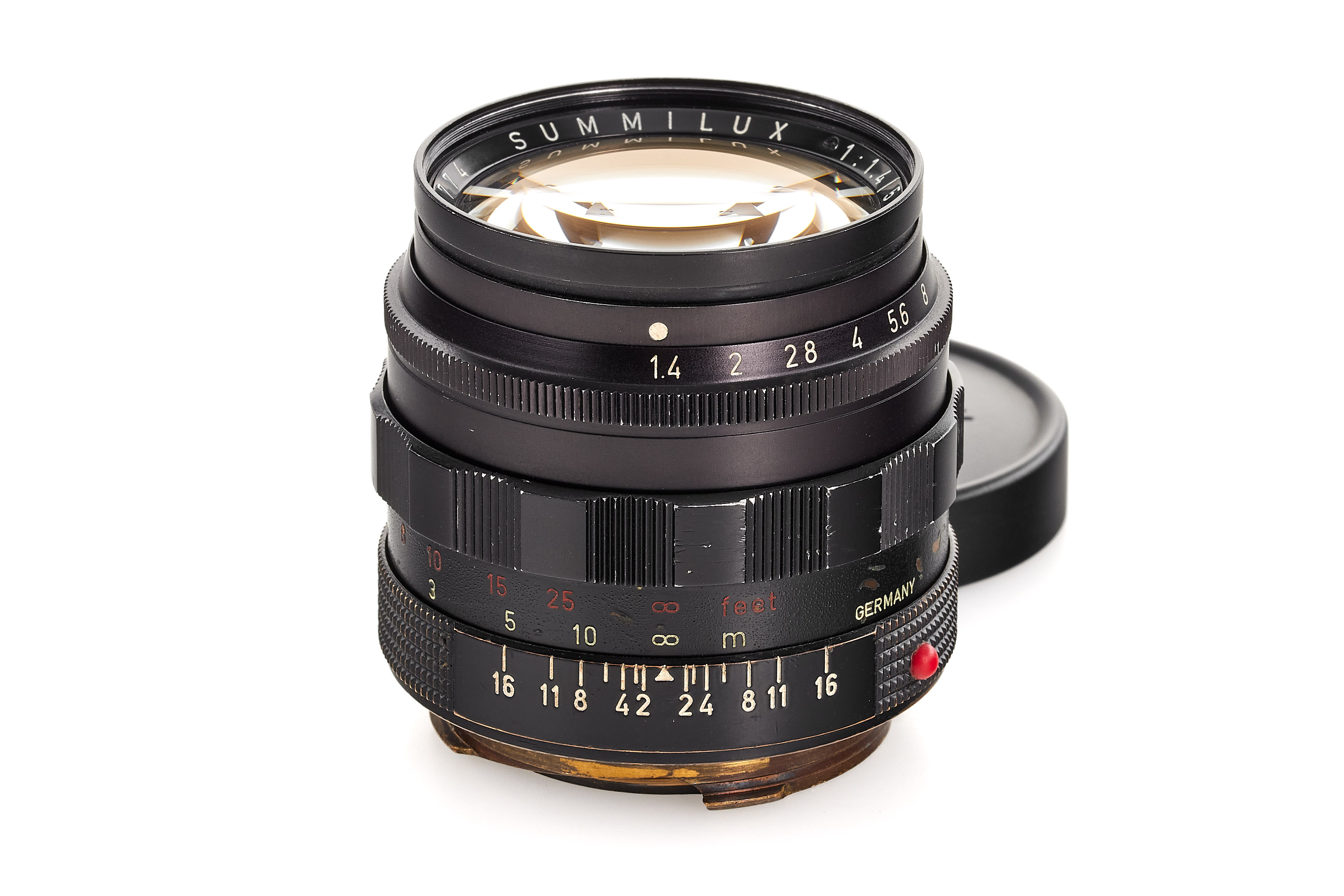 Summilux 1.4/50mm black paint / brass mount *