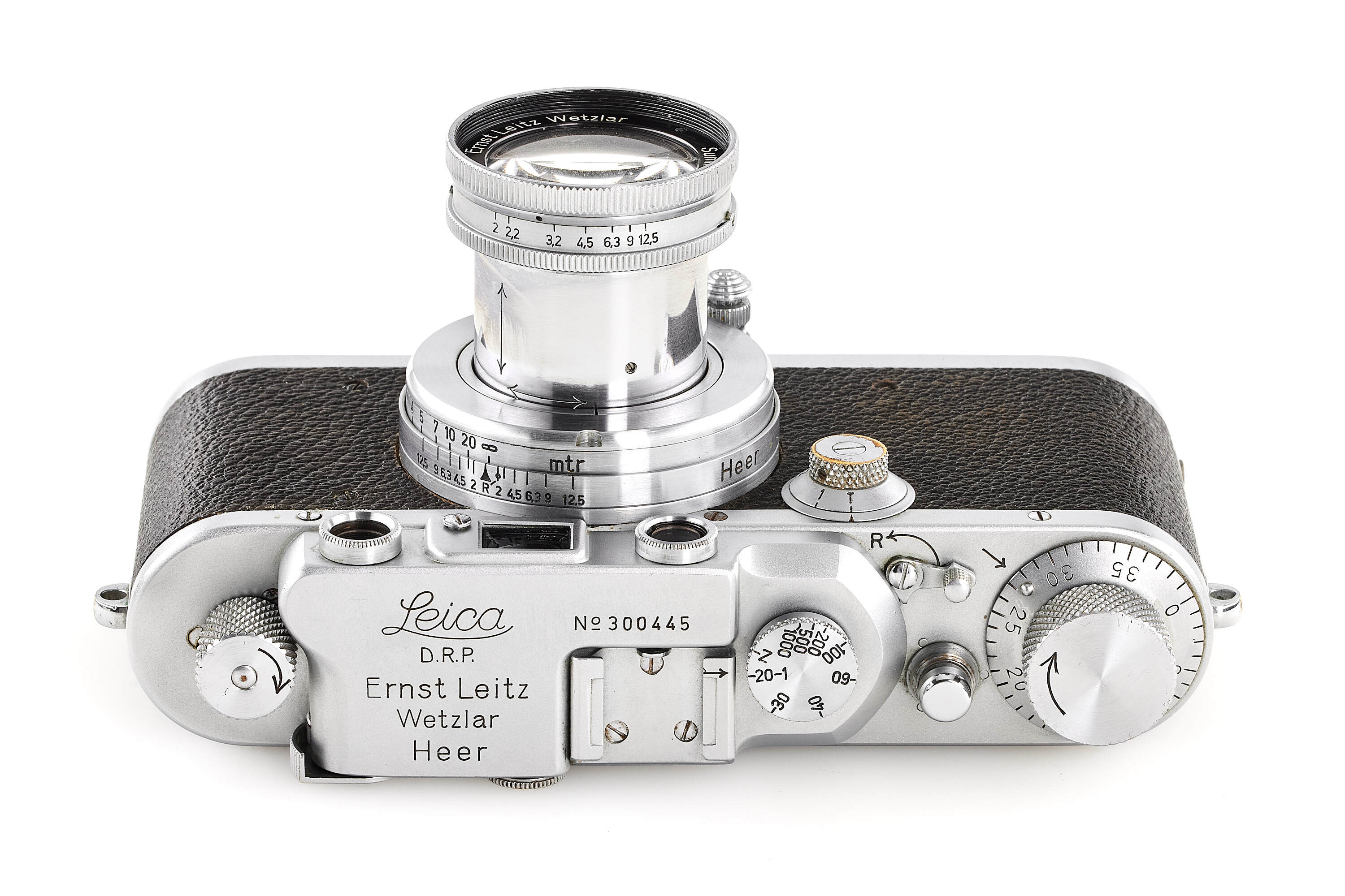 Leica IIIa chrome 'Heer'