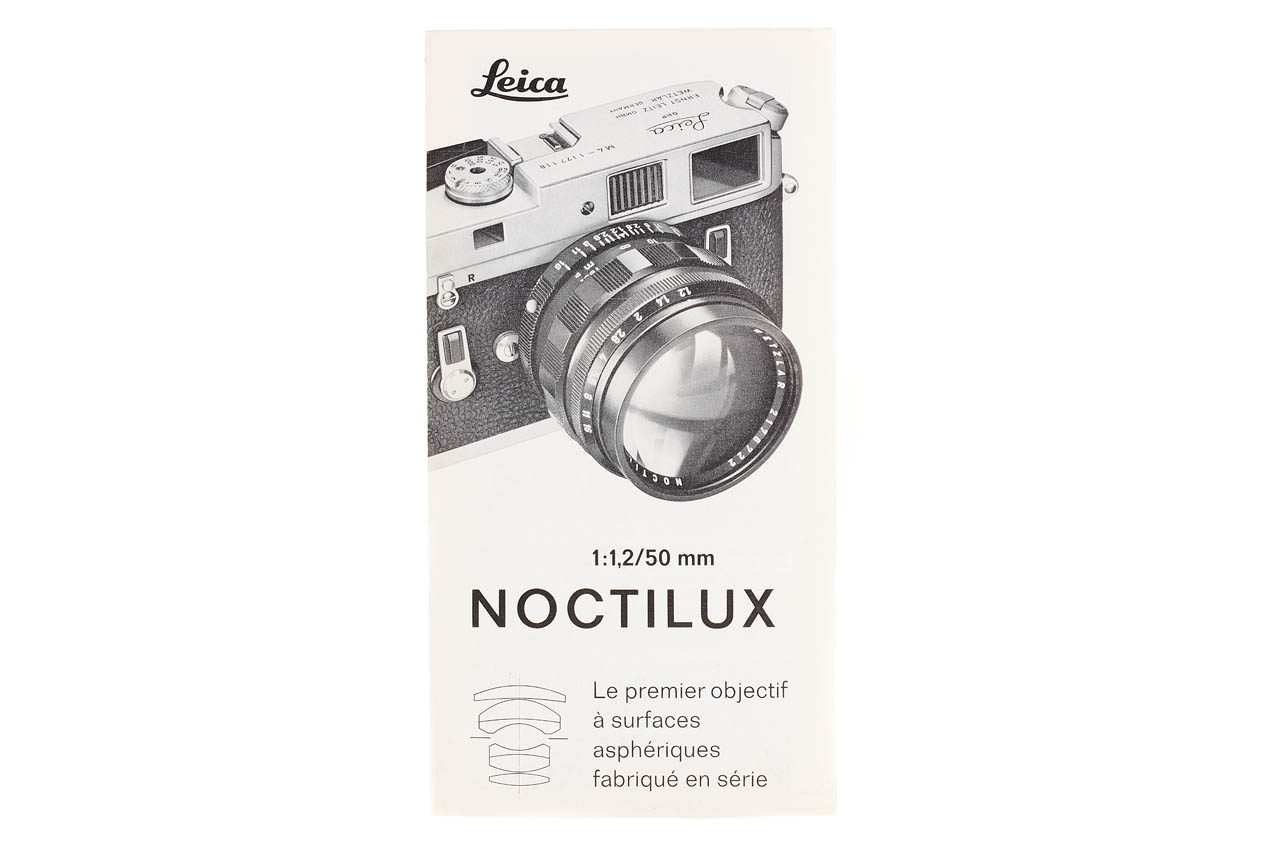 Noctilux 1.2/50mm brochure French