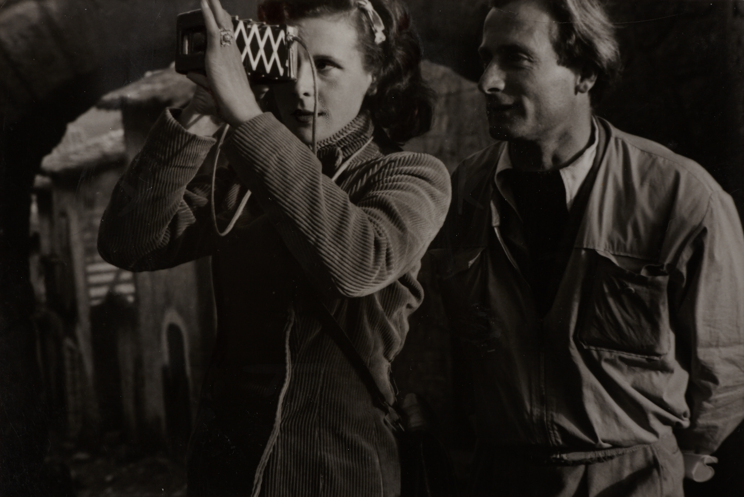ANONYMOUS PHOTOGRAPHER Leni Riefenstahl shooting ‘Tiefland’ (1940-44) and at the Summer Olympic Games (1936) ANONYMOUS PHOTOGRAPHER Leni Riefenstahl shooting ‘Tiefland’ (1940-44) and at the Summer Olympic Games (1936)