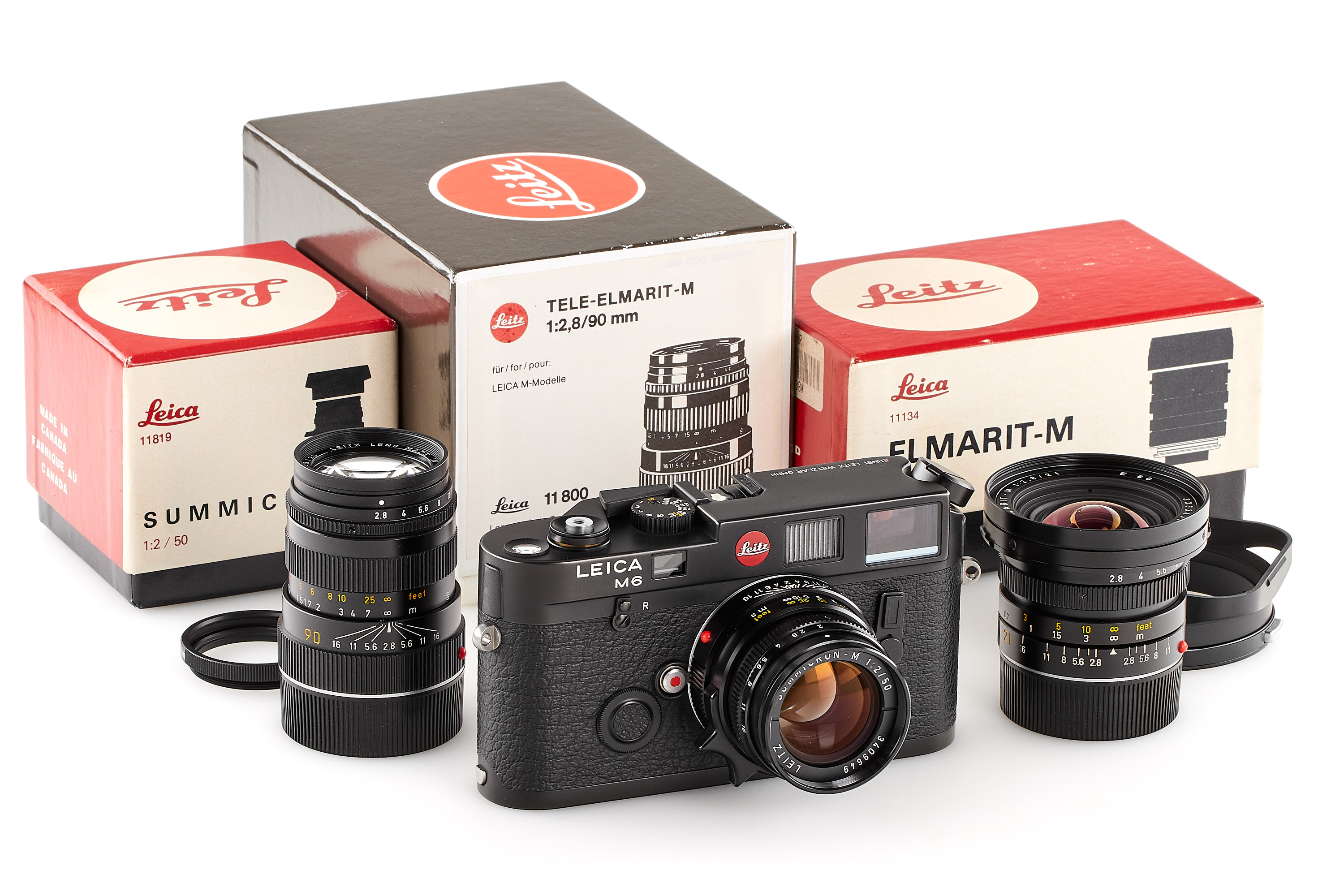 Leica M6 black 10404 outfit Leica M6 black 10404 outfit