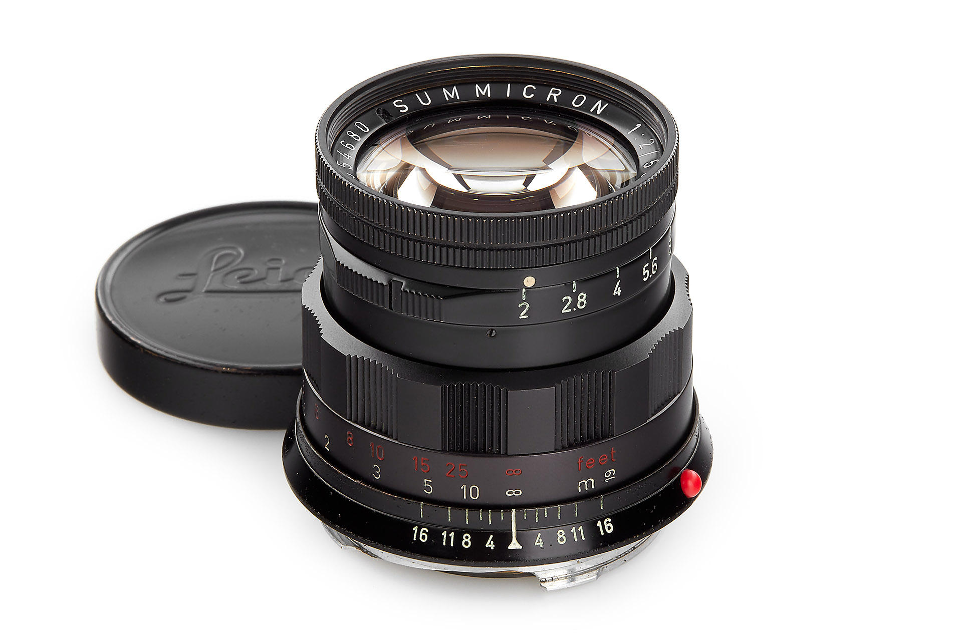 Summicron 2/50mm black paint *