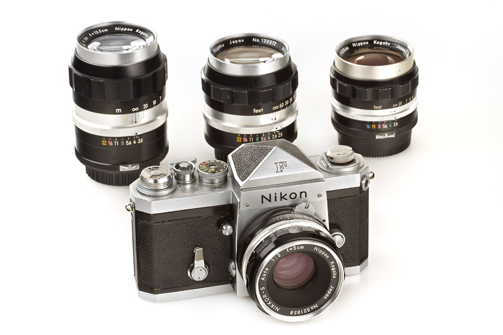 Nikon F Eyelevel Chrome outfit